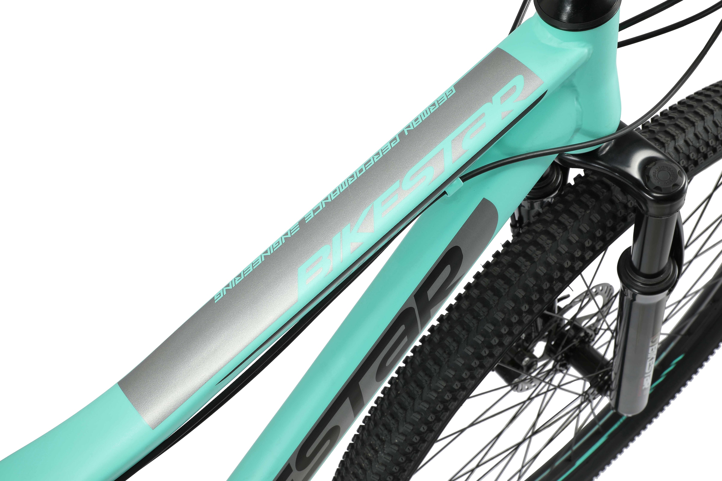 Bikestar Mountainbike, 21 Gang, Shimano, RD-TY300 Schaltwerk, Kettenschaltung, für Damen und Herren, Kettenschaltung