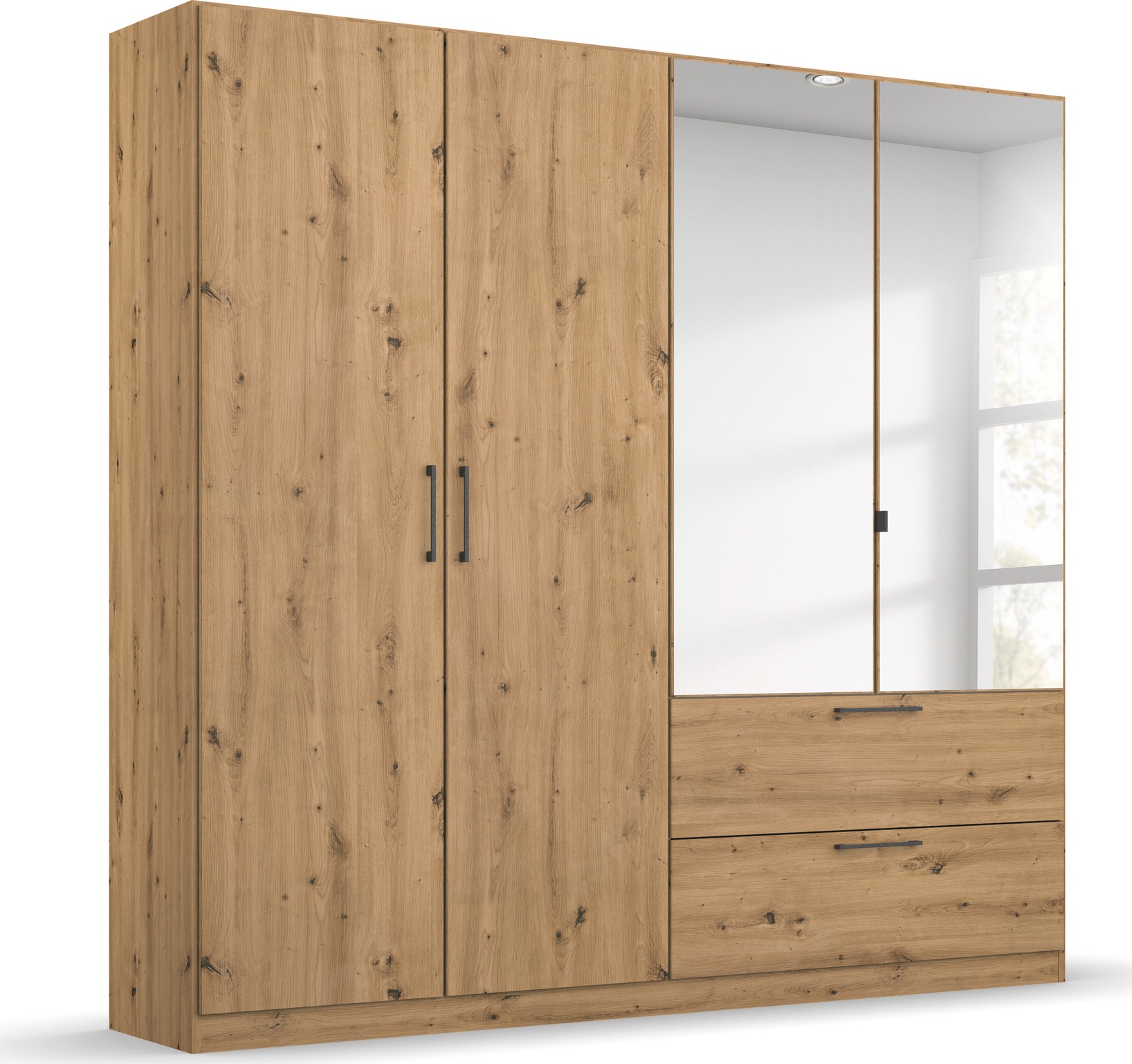 INOSIGN BY RAUCH Schlafzimmer-Set »Komplettschlafzimmer Schlafzimmer Challenger (Set 4-teilig)«, Schrank 2 Breiten, Bett 3 Breiten, 2 Nachttische MADE IN GERMANY