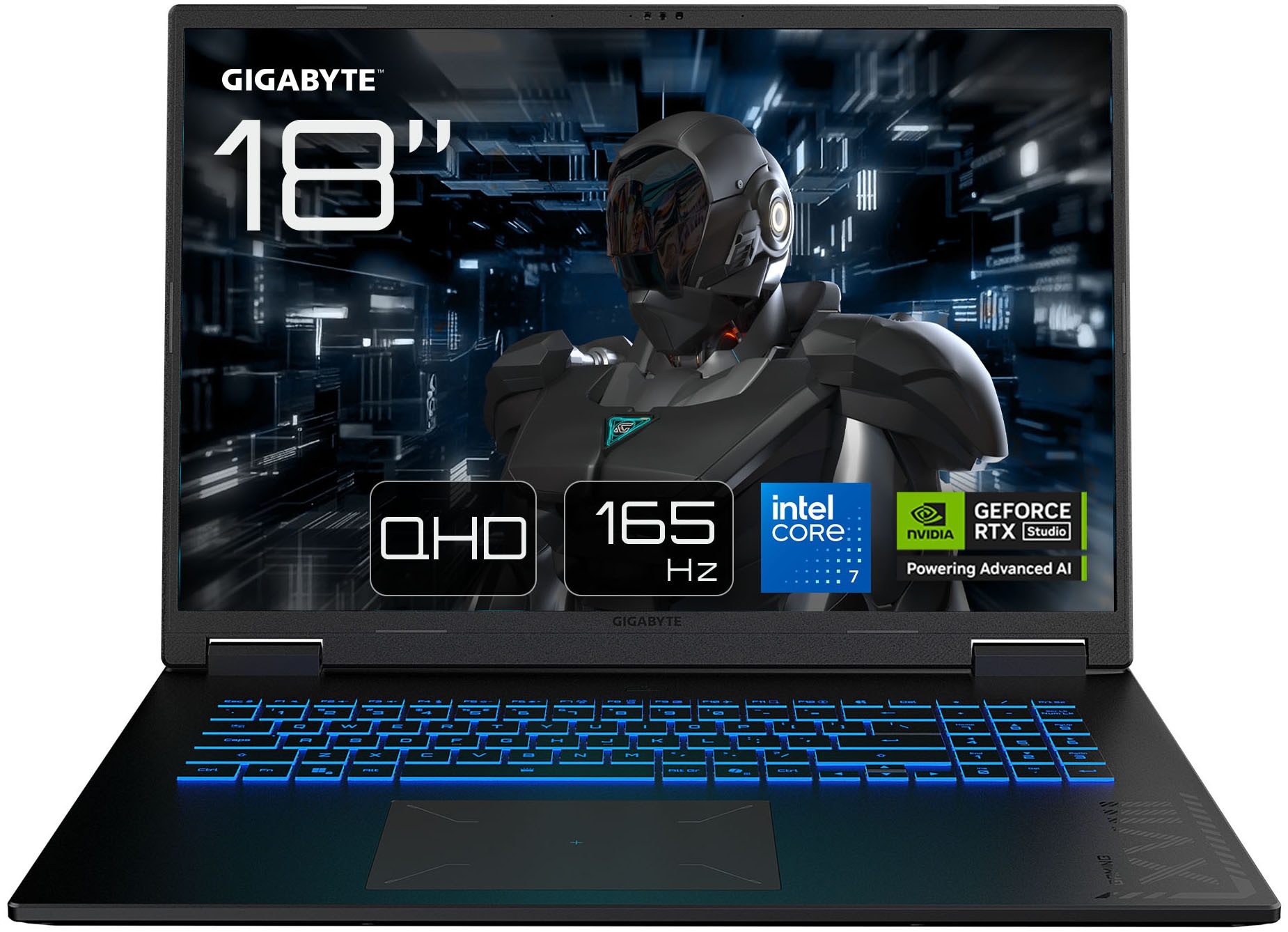 Gigabyte Gaming-Notebook »GAMING A18 PRO DYJG3DEBC4SH« 45,72 cm / 18 ″ Intel Core 7 GeForce® RTX 5080 1.000 GB SSD