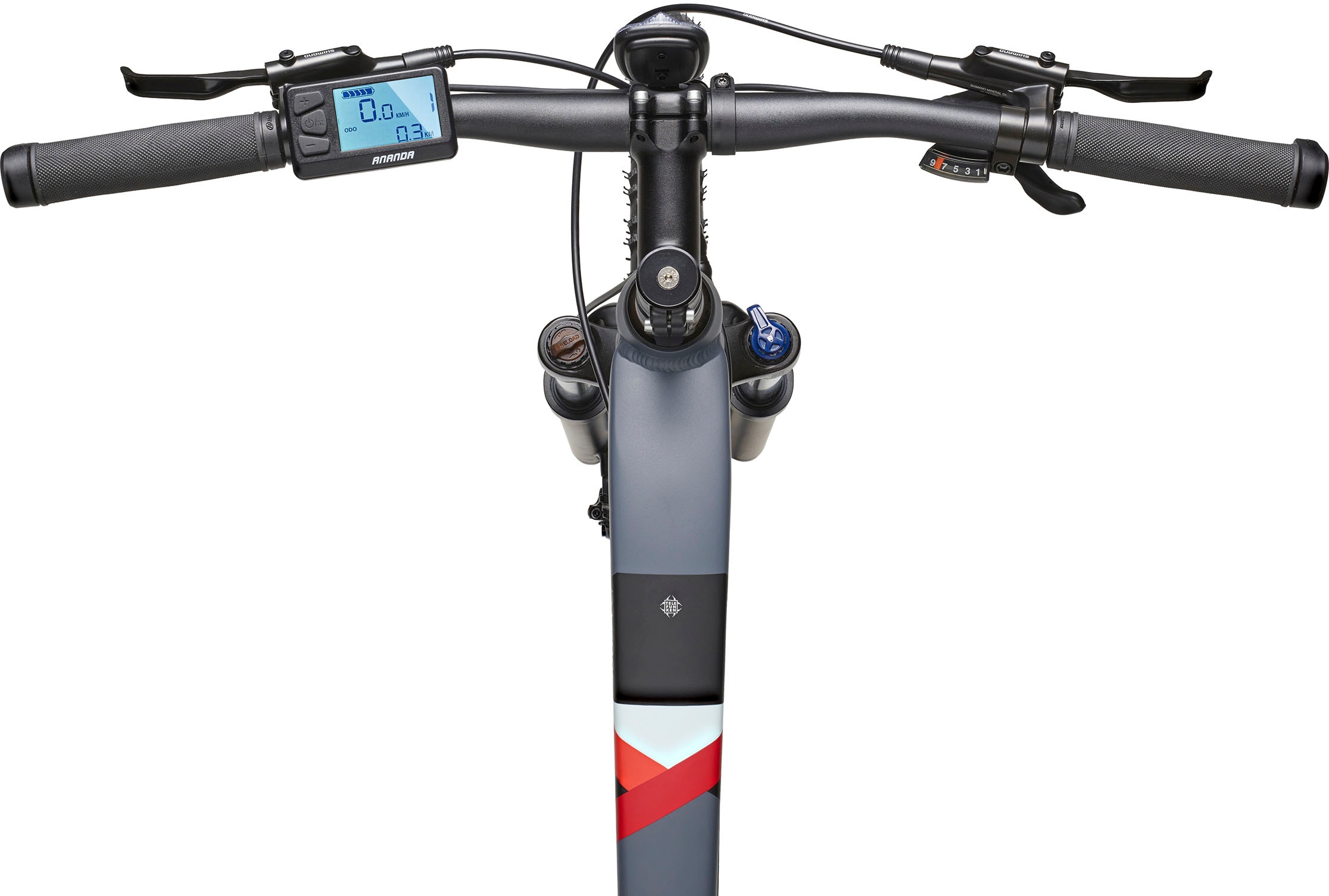 Telefunken E-Bike »Aufsteiger M925«, 8 Gang, Shimano, Acera, Mittelmotor 250 W, Pedelec, Elektrofahrrad für Damen u. Herren, MTB