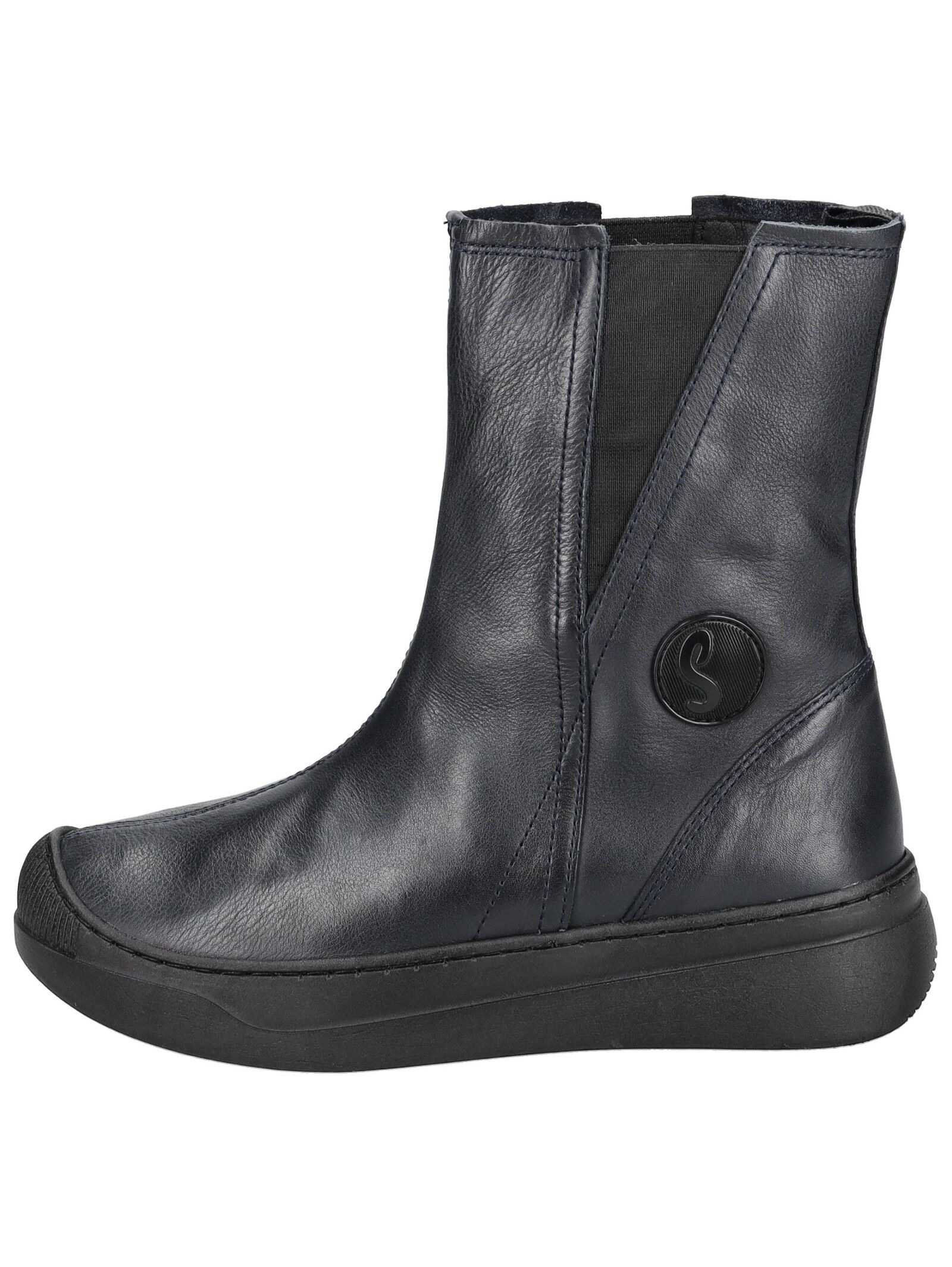 softinos Stiefel »softinos Stiefelette Leder/Textil«