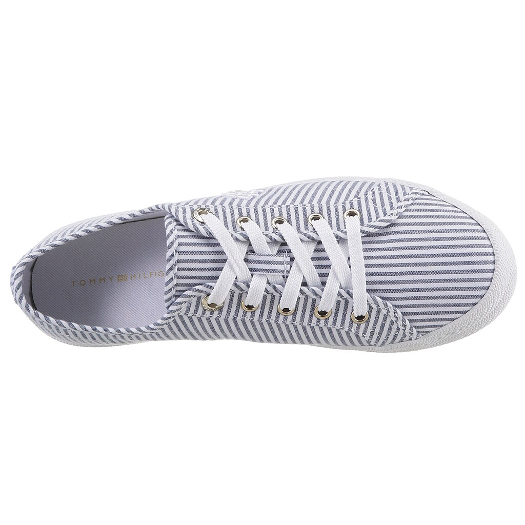 Tommy Hilfiger Sneaker »ESSENTIAL SNEAKER IN SEERSUCKER«