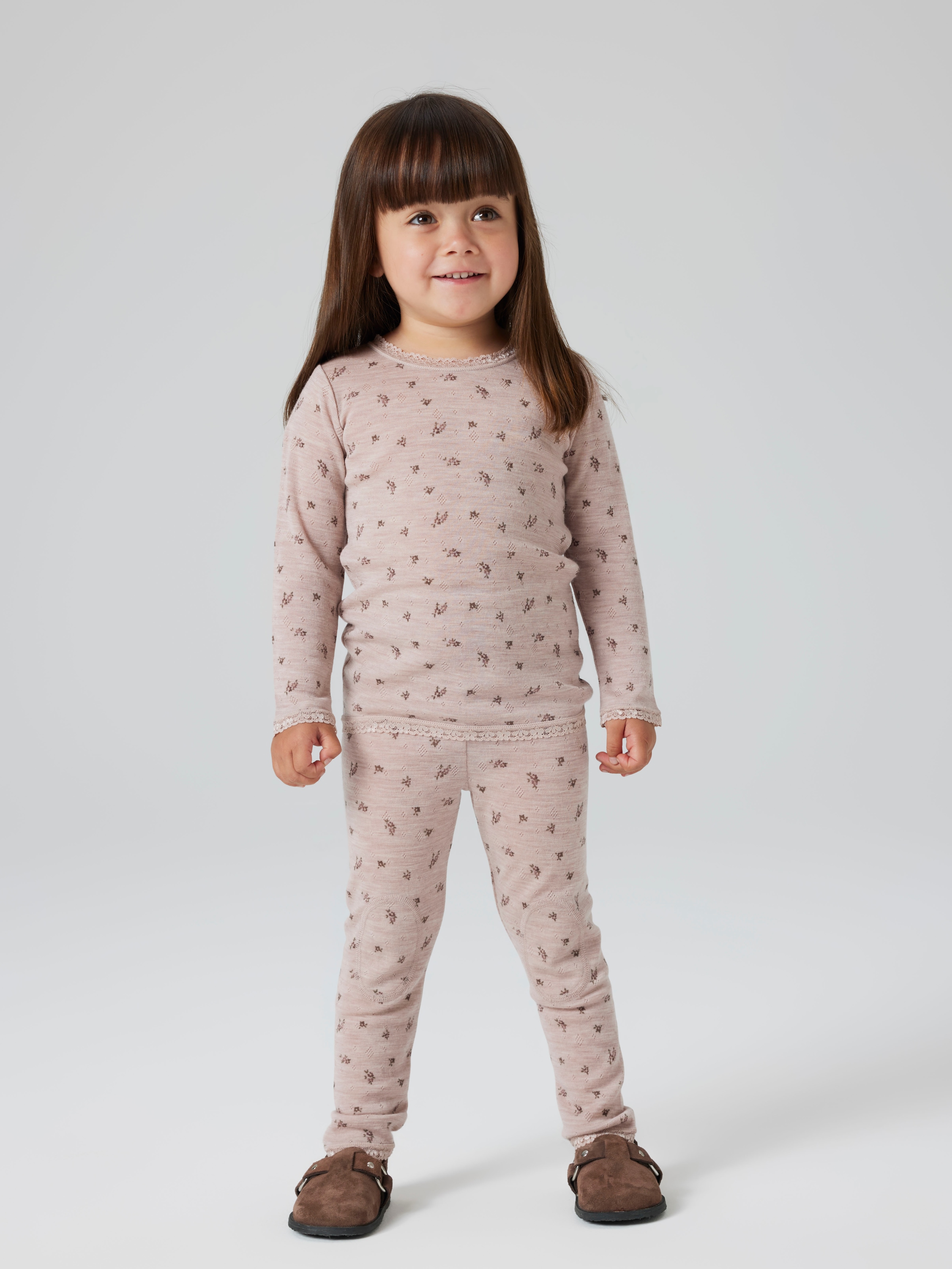 Name It Langarmshirt »NMFWANG WOOL NEEDLE LS TOP NOOS«, aus reiner Merinowolle
