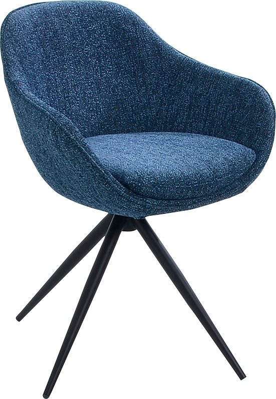 K+W Komfort & Wohnen Drehstuhl »ZOOM« () 4-Fuß Drehstuhl mit Gestell aus Me günstig online kaufen