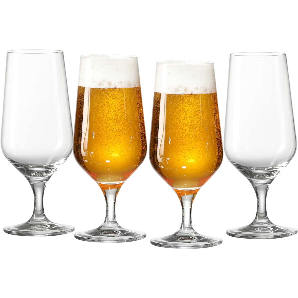 Ritzenhoff & Breker Bierglas »Mambo«, (Set, 4 tlg., 4 Biergläser, je 370 ml), 4-teilig, 370 ml