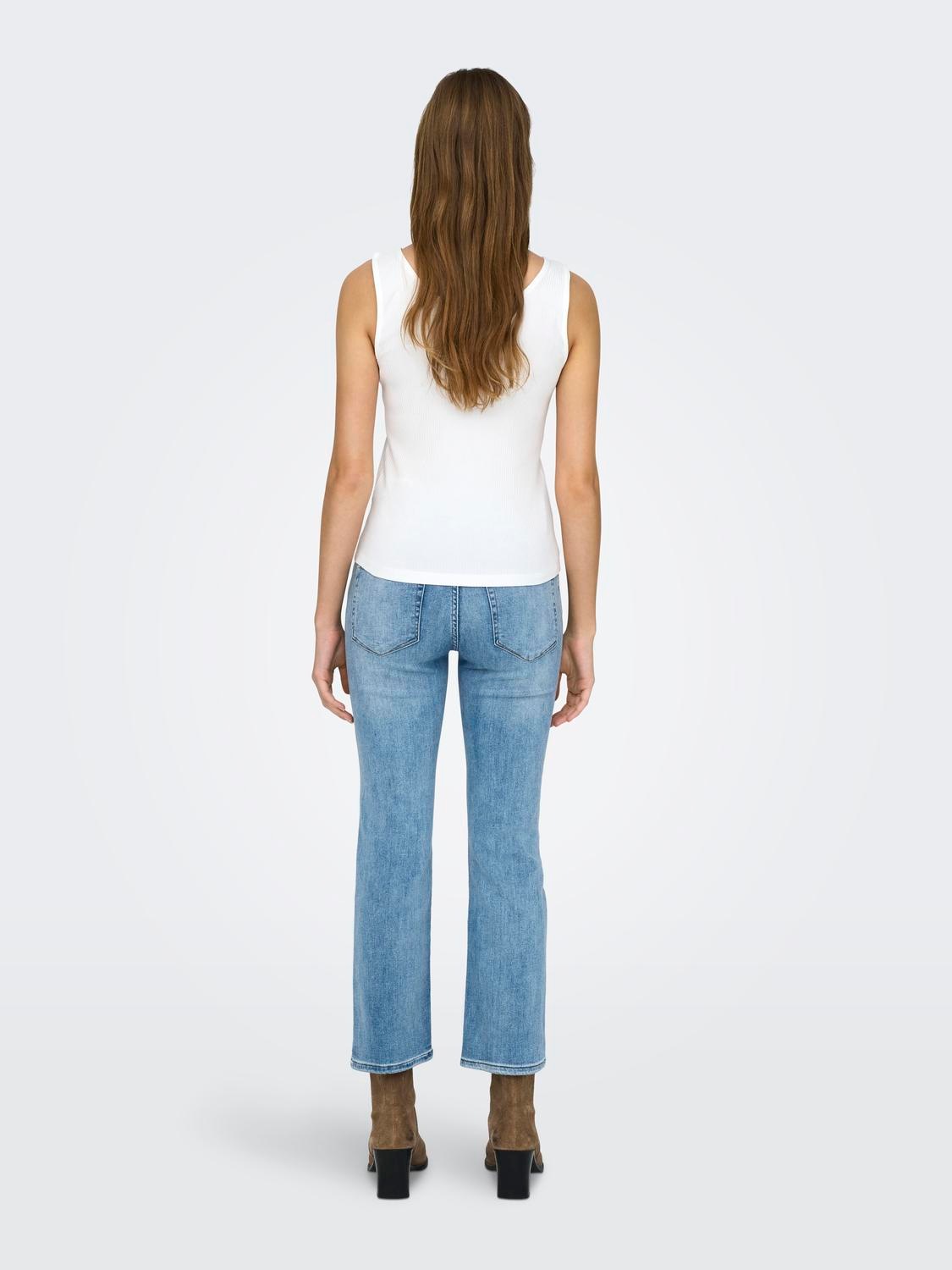 ONLY Ripptanktop »ONLSIMPLE LIFE S/L BUTTON TOP JRS CS 2PK« Packung, 2 Stk.