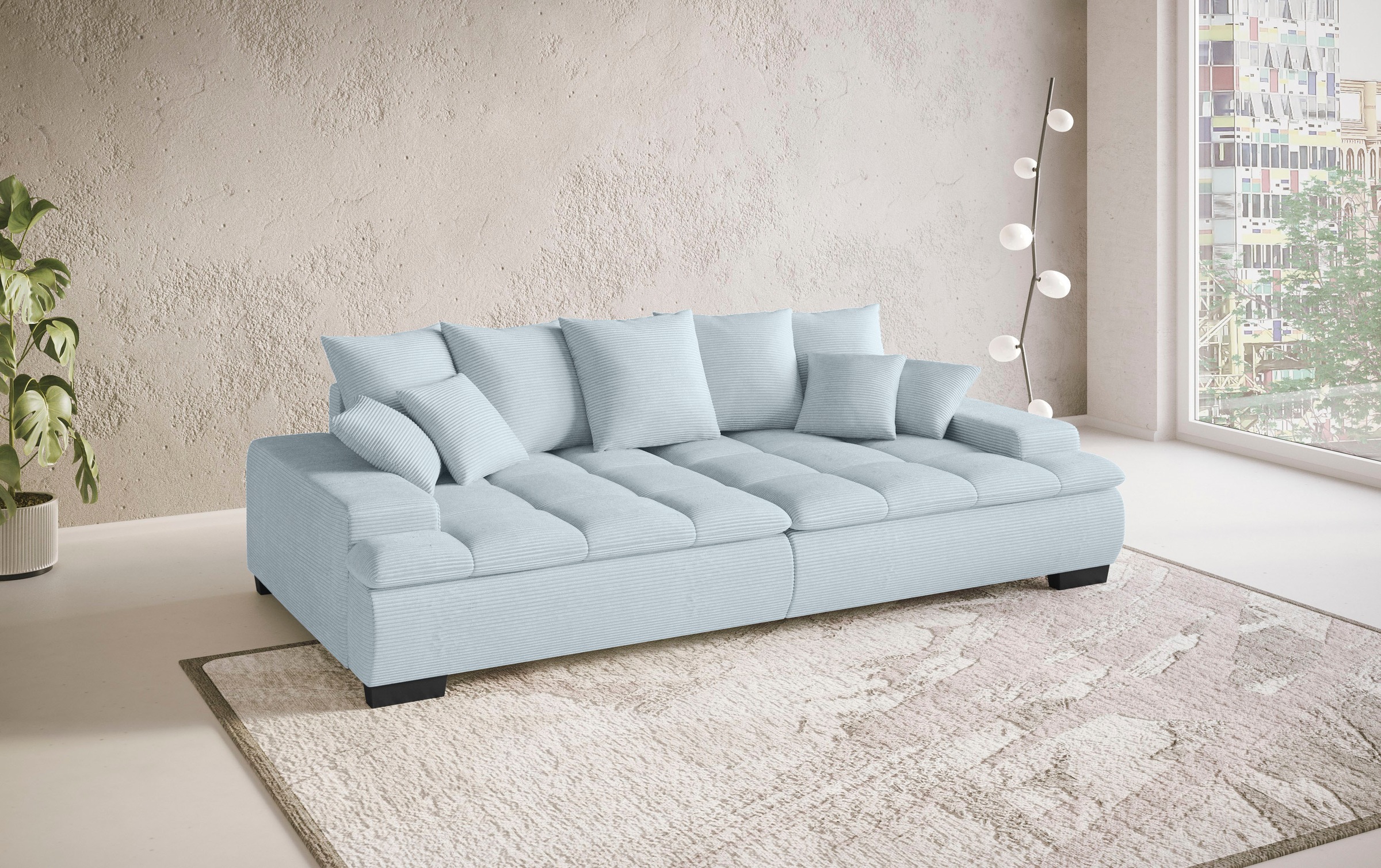 Mr. Couch Big-Sofa »Haiti II«, mit Kaltschaumpolsterung, bis 140 kg belastbar