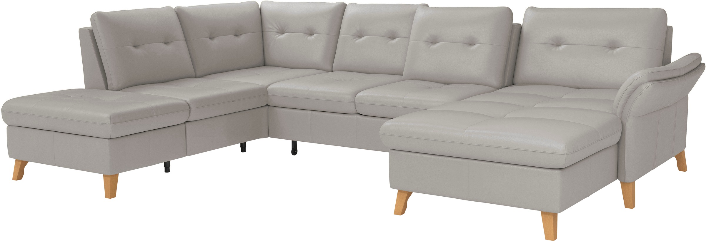 sit&more Wohnlandschaft »Göteborg«, inkl. Sitztiefenverstellung, wahlweise mit Bettfunktion & Bettkasten