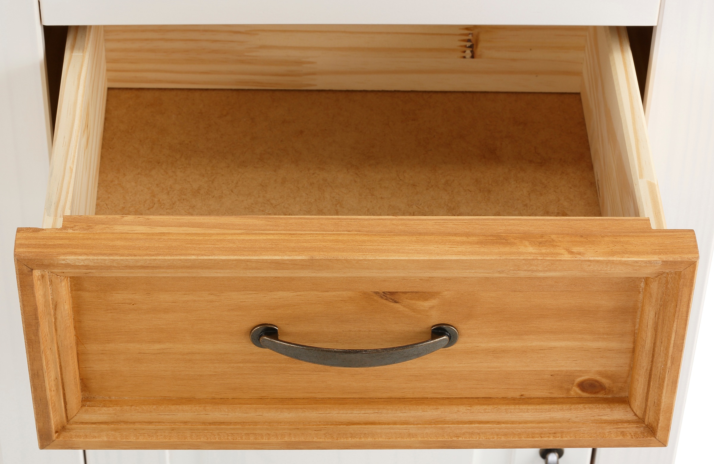 Home affaire Wohnwand »Selma«, (Set, 3 St.), 2 Vitrinen und 1 Lowboard, aus massivem Kiefernholz
