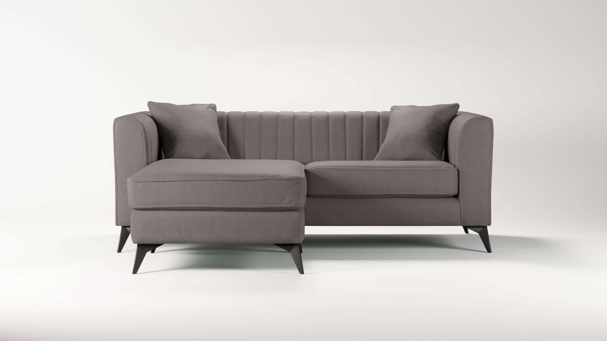 Places of Style Ecksofa »MATTHEW L-Form ideal für kleine Räume, Maße B/T/H: günstig online kaufen