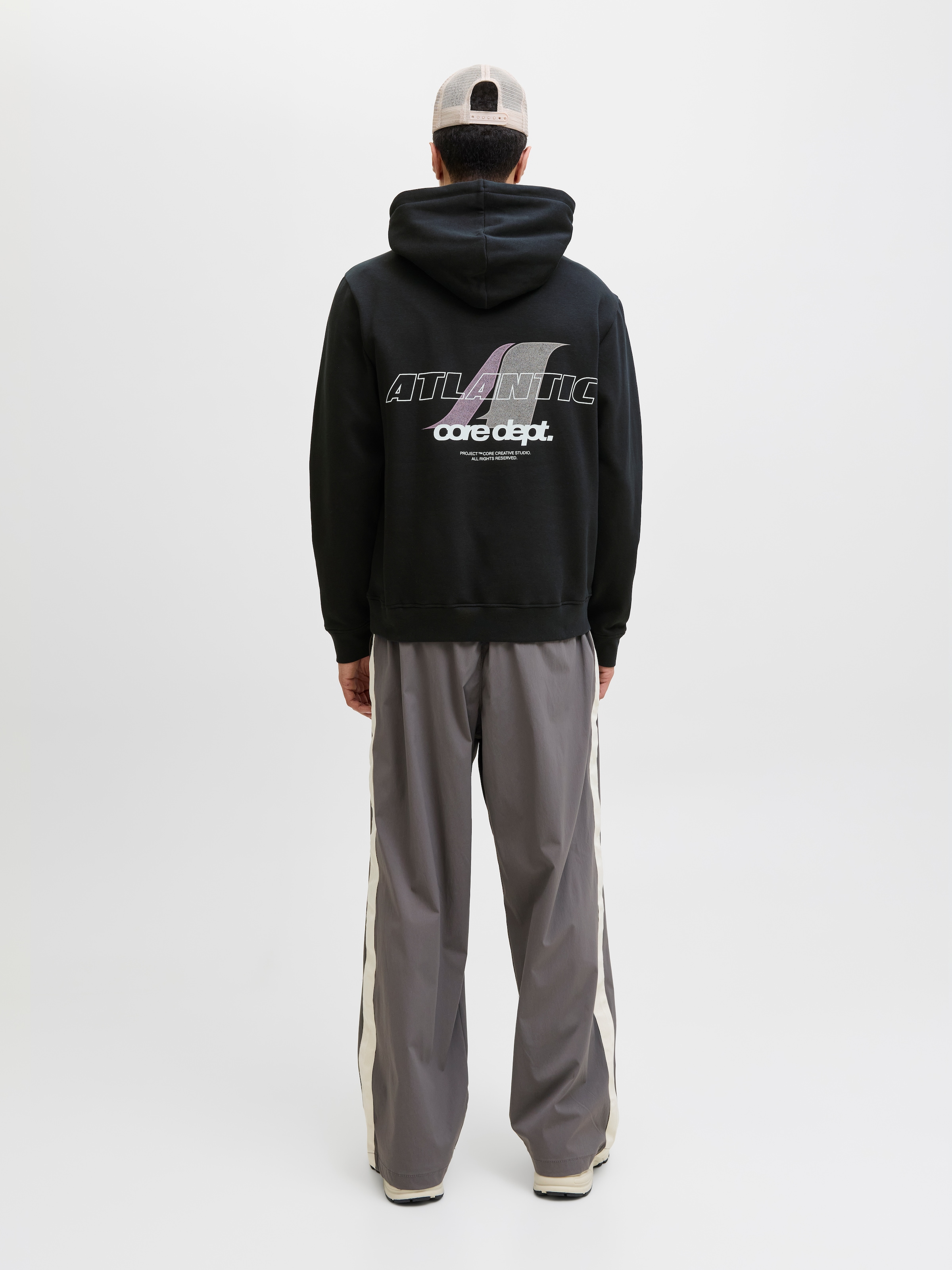 Jack & Jones Kapuzensweatshirt »JCOTIER PRINT SWEAT HOOD«