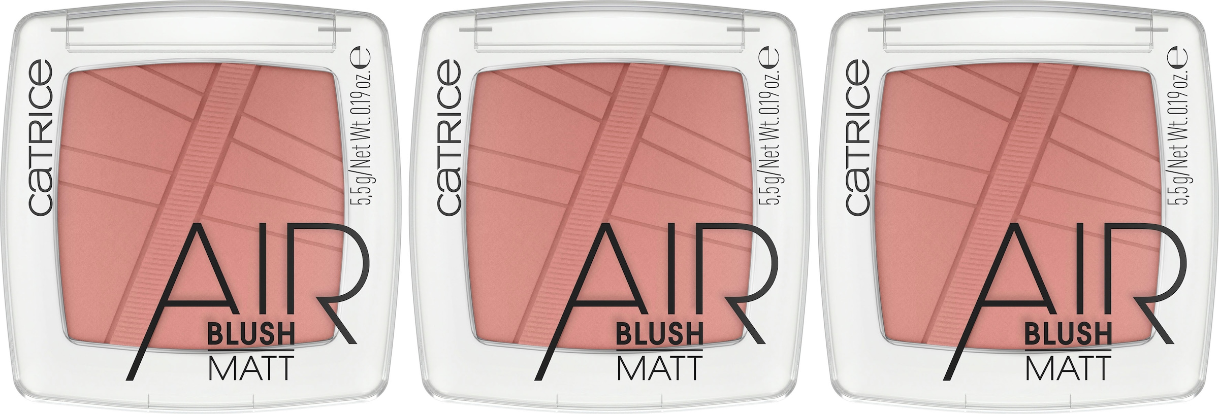 Catrice Rouge »AirBlush Matt«, (Set, 3 tlg.)