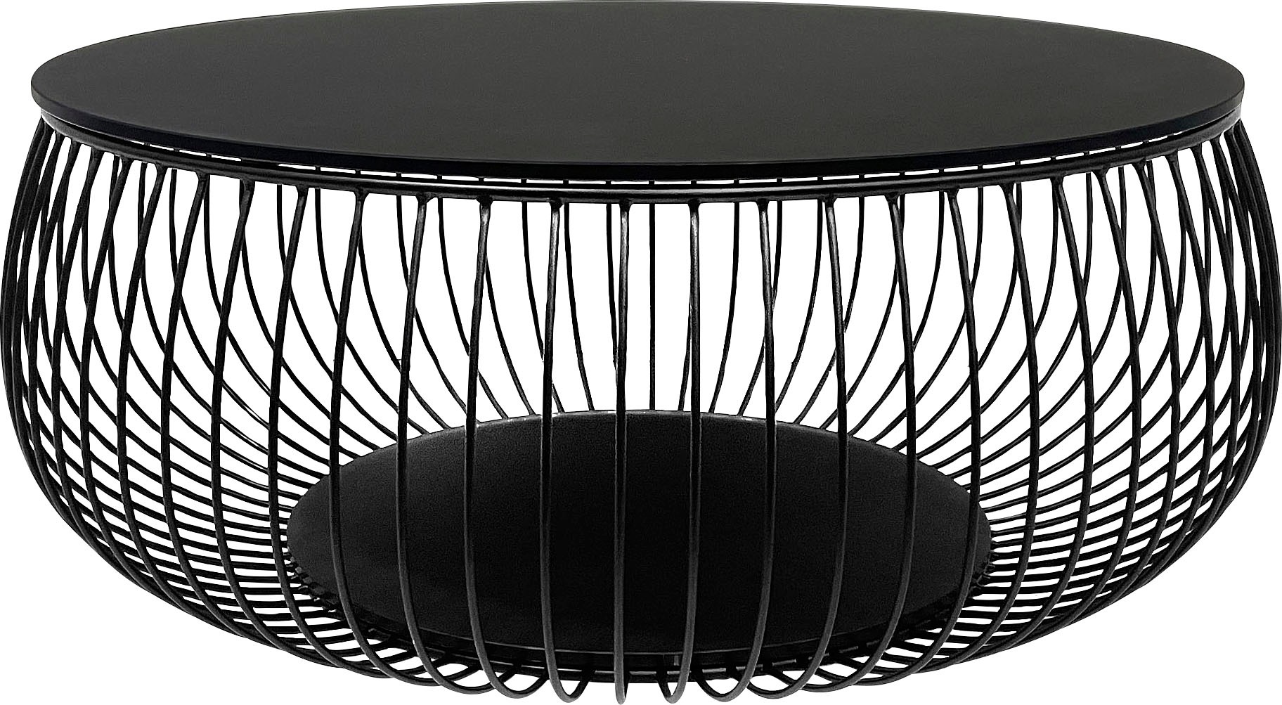 SalesFever Couchtisch »Couchtisch im minimalistischen Stil« 10 mm starke Kl günstig online kaufen