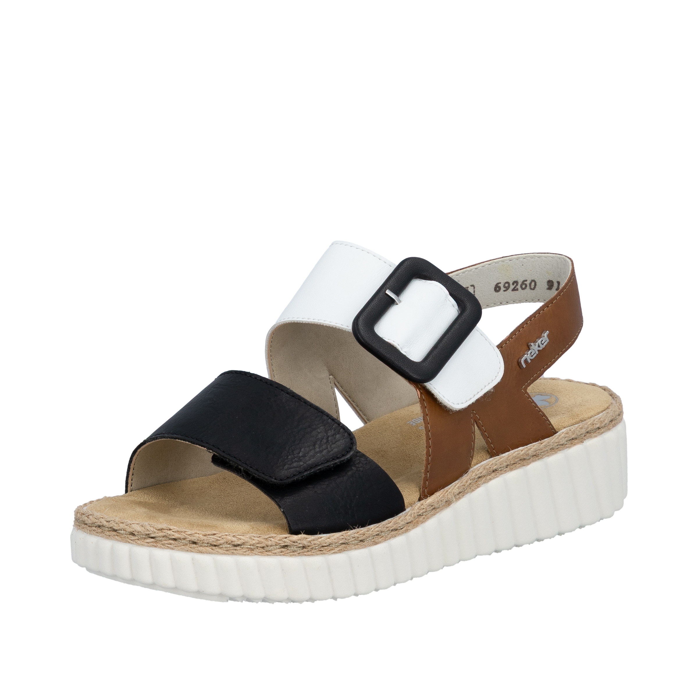 Rieker Plateausandale  Sommerschuh, Sandalette, Keilabsatz, in bequemer Form