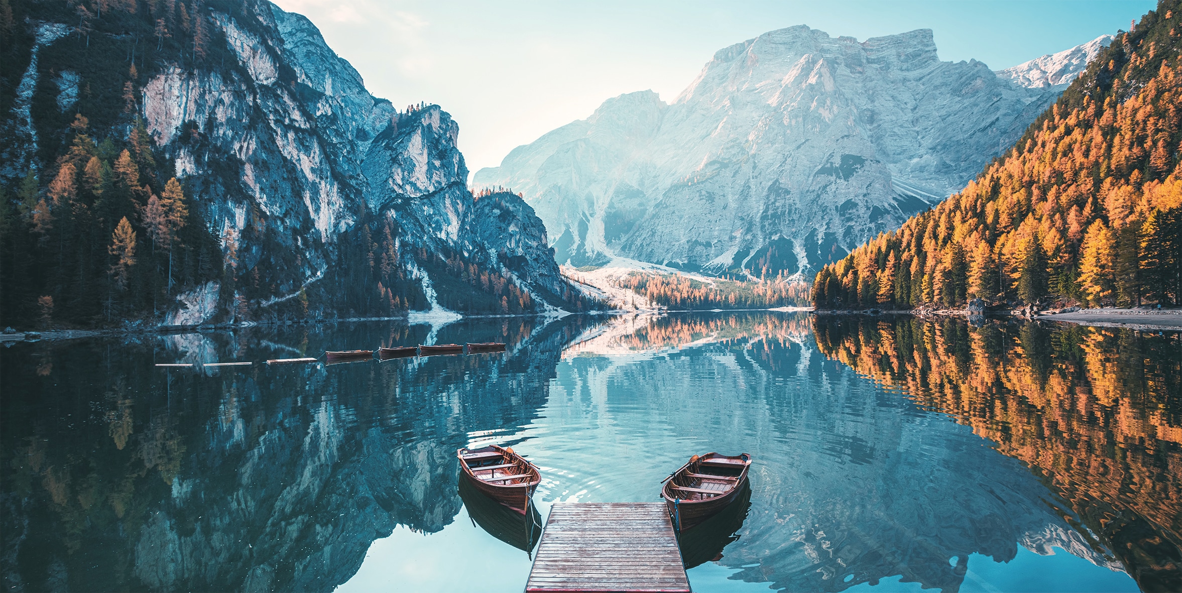 Bönninghoff Leinwandbild "Pragser Wildsee", Seelandschaft-Italien, (1 St.), günstig online kaufen