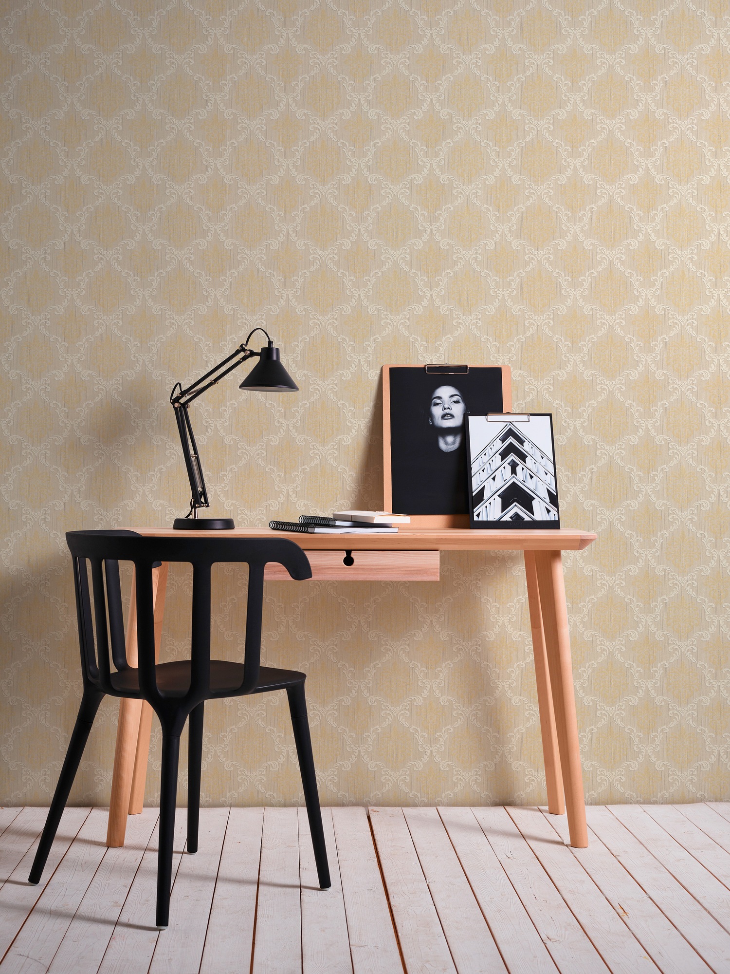Architects Paper Textiltapete »Tessuto«, Barock-ornamental-gemustert, Tapete Barock Tapeten Wohnzimmer Schlafzimmer Küche modern Design Büro