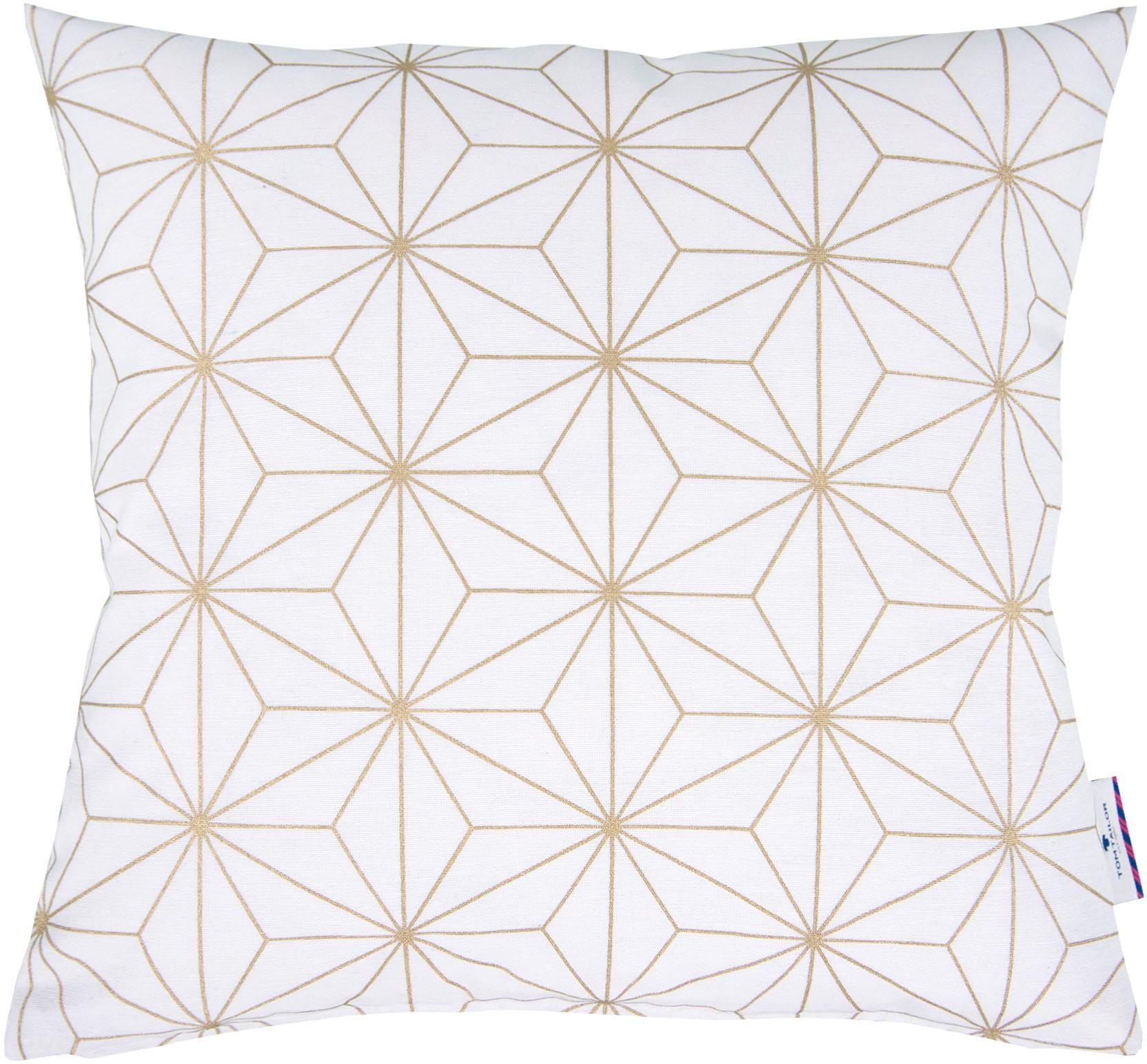 TOM TAILOR HOME Dekokissen »GOLDEN CHRYSTALS«, Kissenhülle ohne Füllung, 1 günstig online kaufen