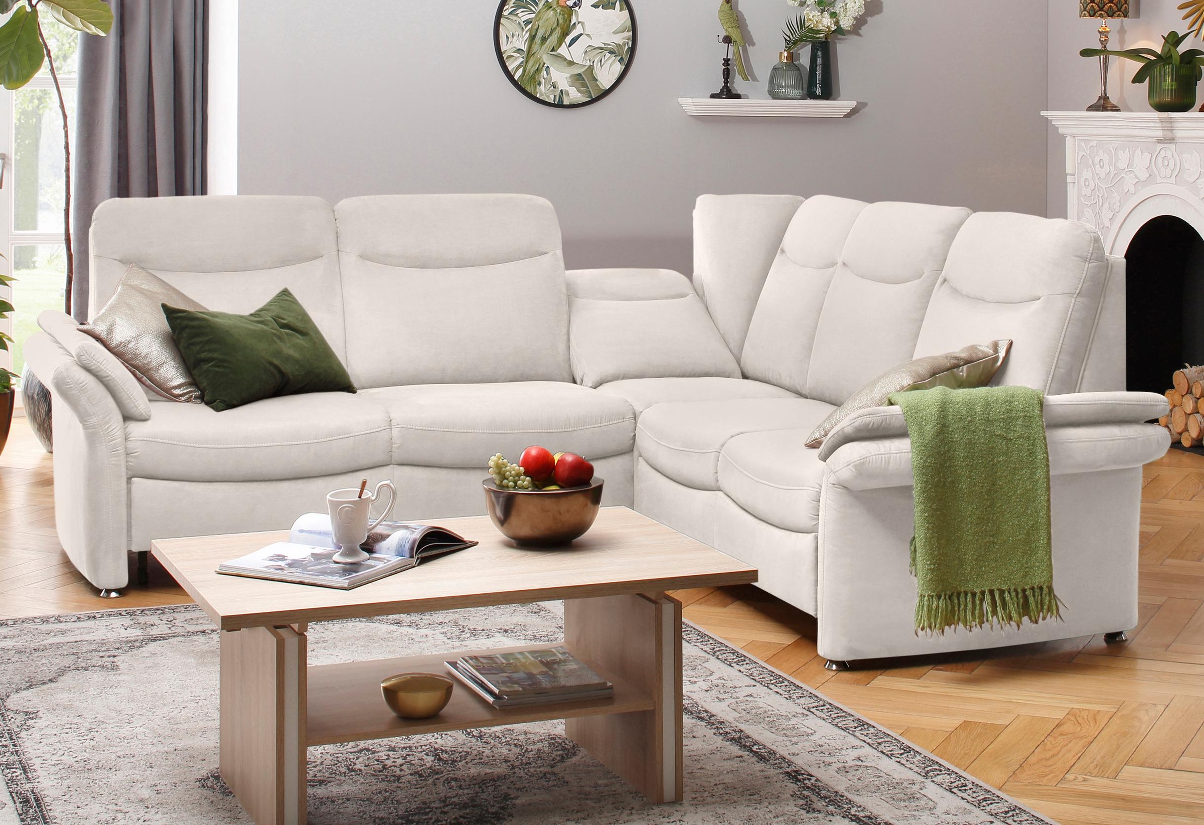 Home affaire Ecksofa »Tahoma L-Form«, mit Armlehnfunktion, wahlweise Bettfunktion, Schublade, Relaxfunktion
