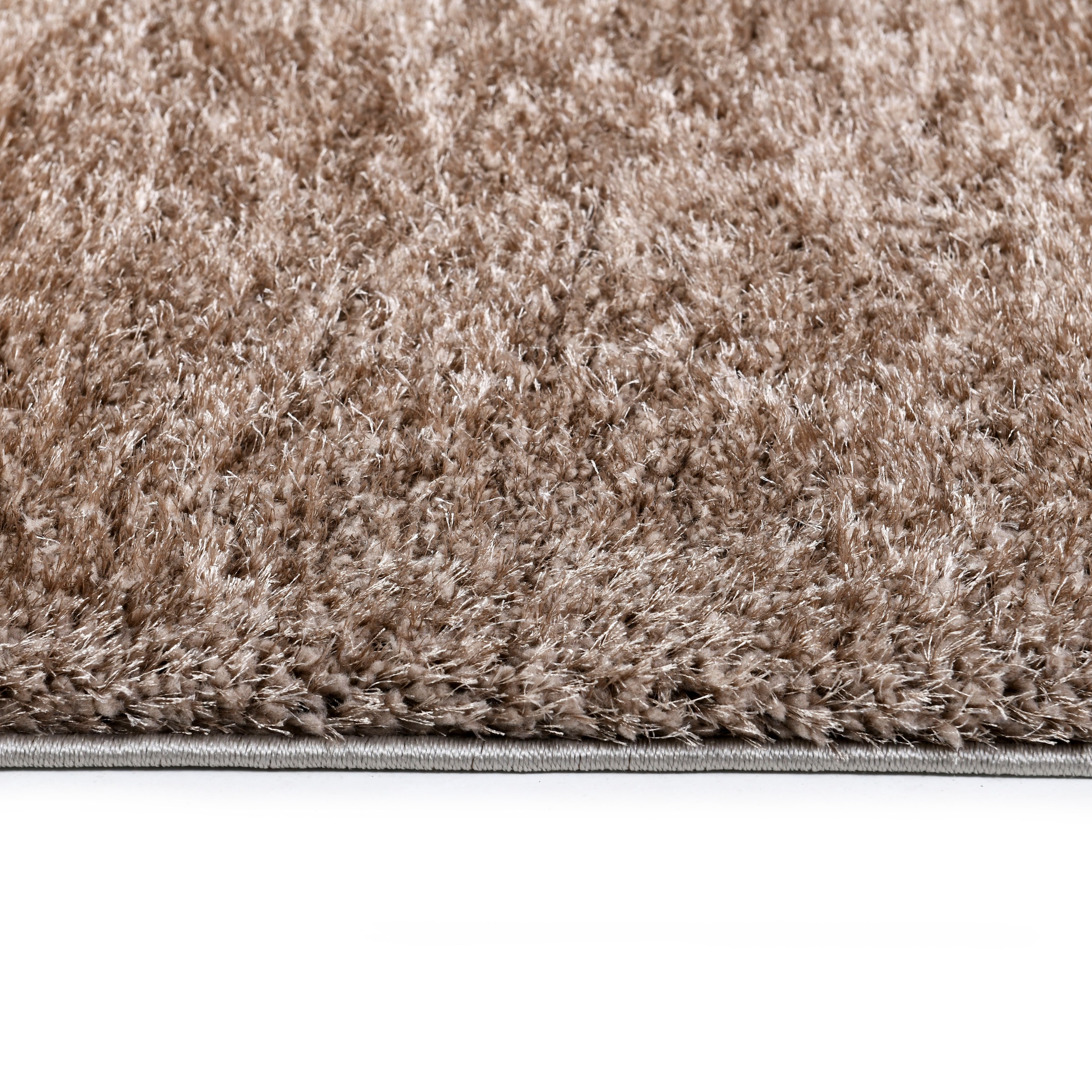 my home Hochflor-Teppich »Malin«, rechteckig, 43 mm Höhe, Shaggy in Uni-Farben, einfarbig, leicht glänzend, besonders weich