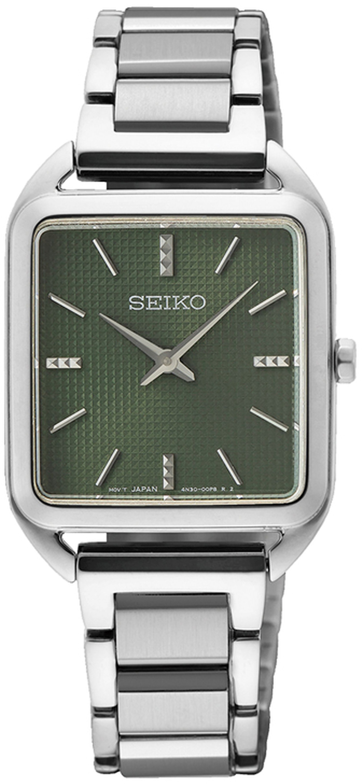 Seiko Quarzuhr, Armbanduhr, Damenuhr, Edelstahlarmband