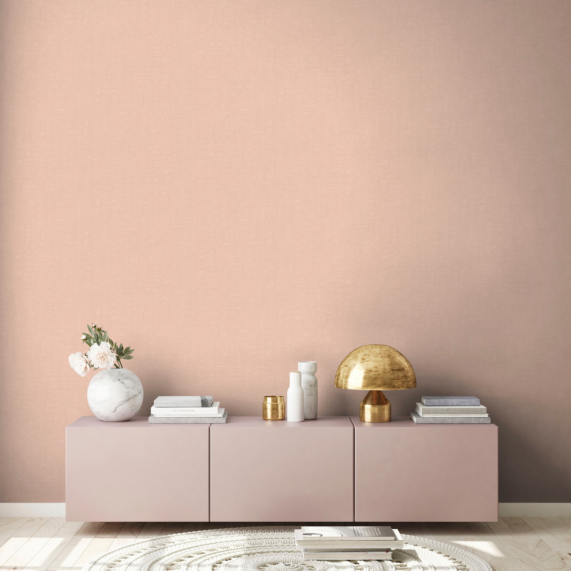 A.S. Création Vliestapete »Nara Einfarbig«, matt-gemustert-neutral, Unitapete Tapeten Wohnzimmer Schlafzimmer Küche modern Flur Design