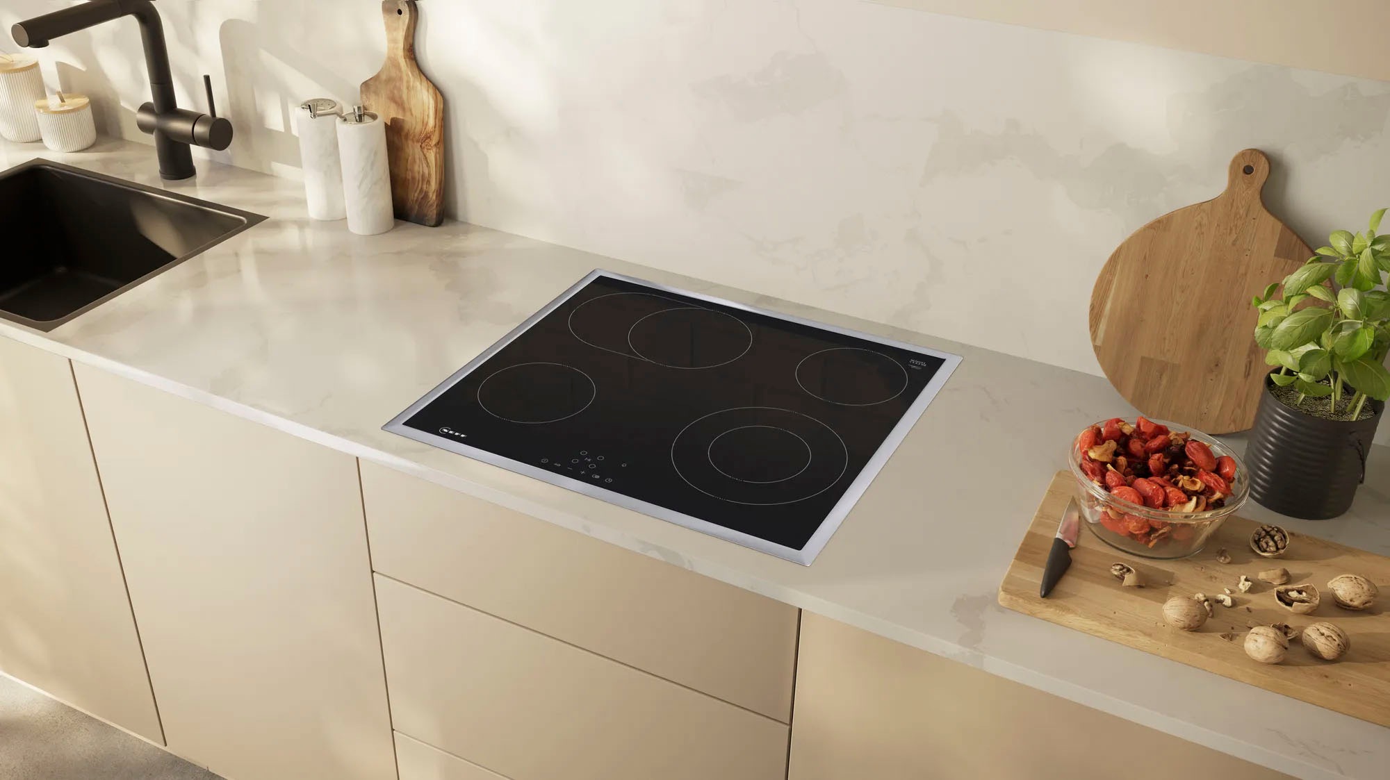 NEFF Backofen-Set N 30/N 50 »B1CCC0AN0«, mit Teleskopauszug nachrüstbar