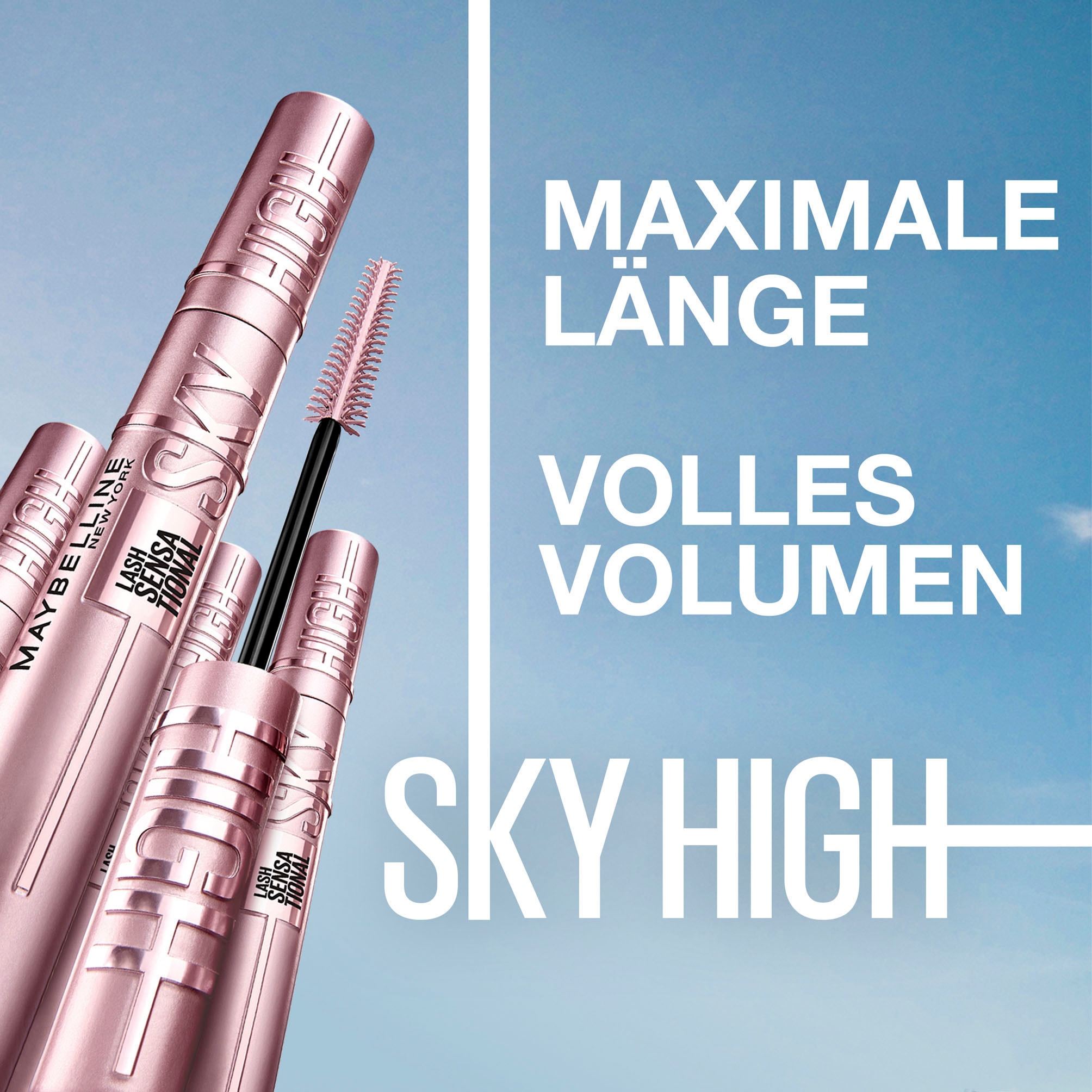 MAYBELLINE NEW YORK Schmink-Set »Augen Make-Up Set mit Sky High«, mit vielseitigen Kombinationsmöglichkeiten