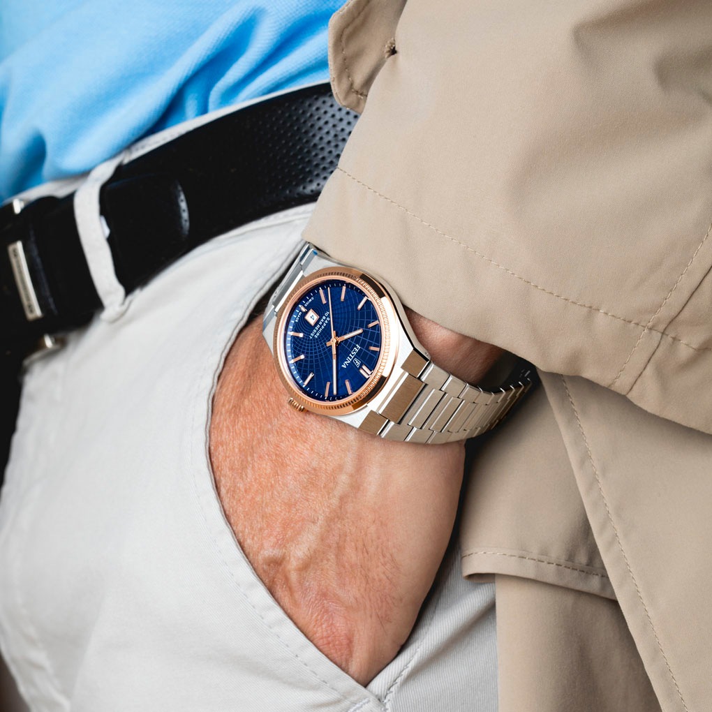 Festina Quarzuhr »Rivé Collection«, Armbanduhr, Damenuhr, Herrenuhr, Swiss Made, Edelstahlarmband, analog