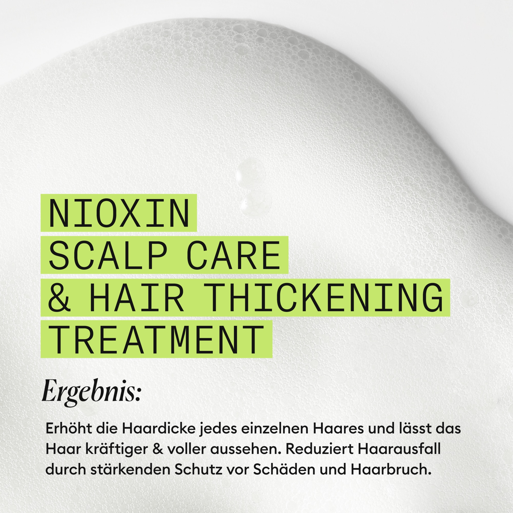 Nioxin Kopfhaut-Pflegelotion »NIOXIN SCALP + HAIR SYSTEM 2 TREATMENT« erhöht das Volumen jeder Strähne bei dünner werdendem Haar