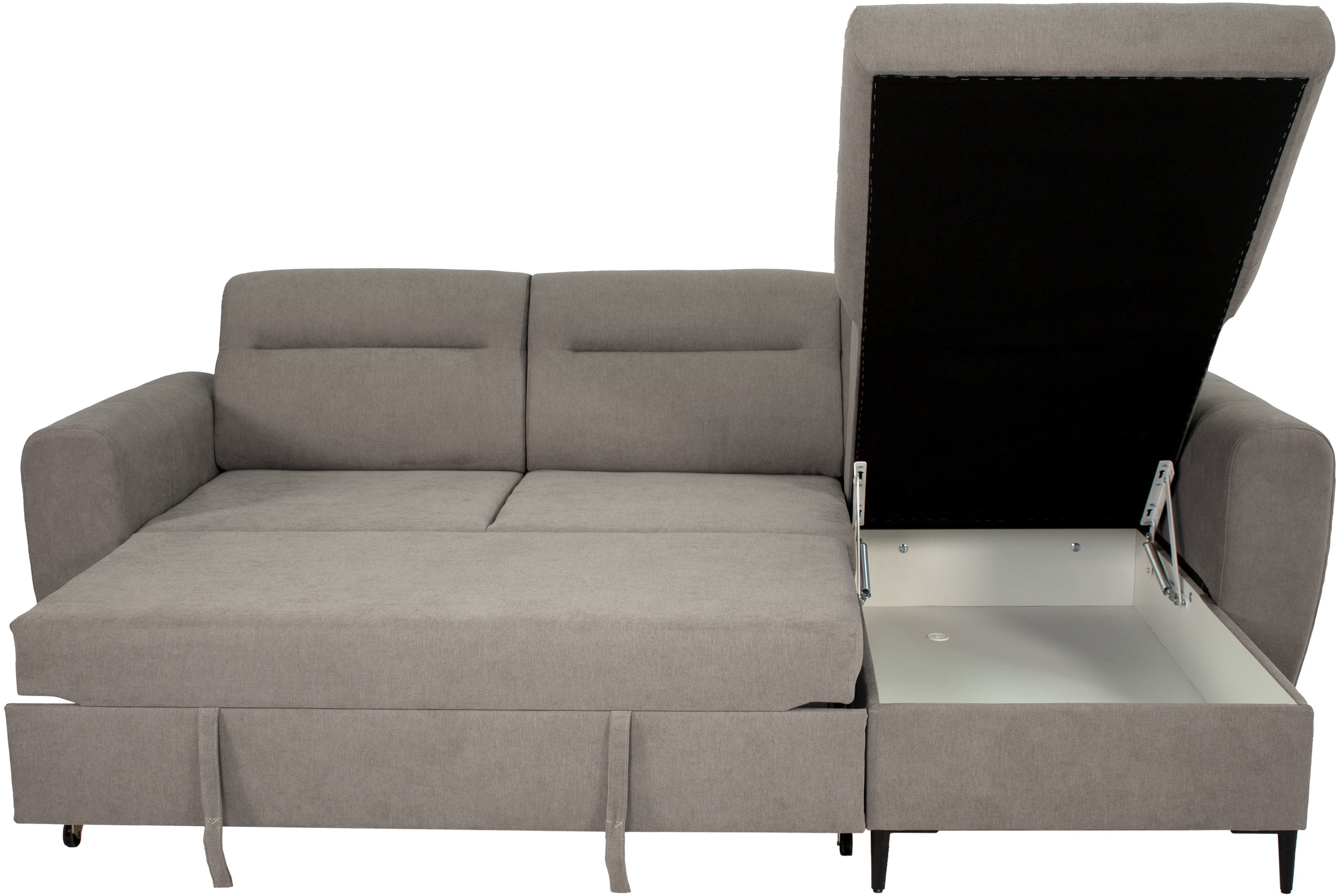 Trends by HG Ecksofa »Bella L-Form, B: 248 cm« mit Bettfunktion & Bettkasten