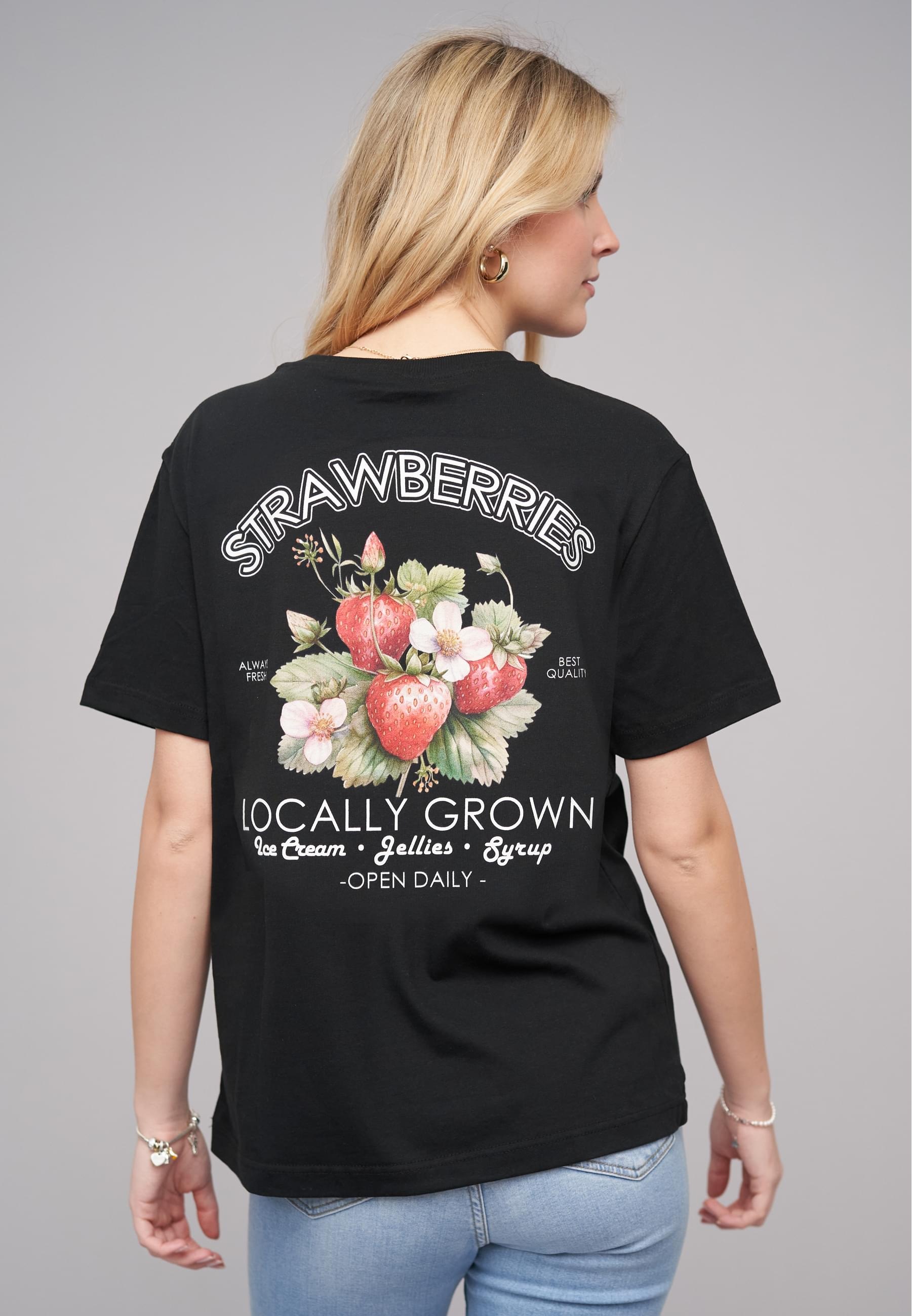 CLOUD 5IVE T-Shirt »CLOUD 5IVE Ladies 77 Locally Grown Black Tee« 1 Stk. tlg.