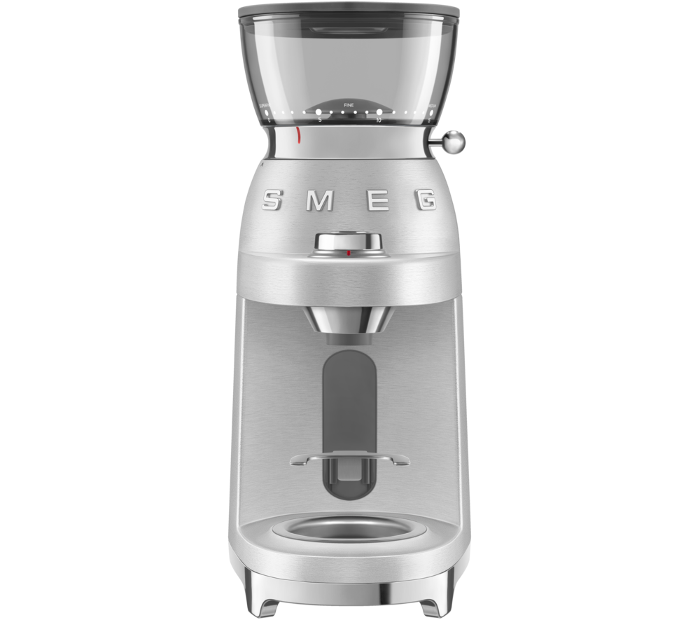 Smeg Kaffeemühle »CGF02SSEU«, 150 W, Kegelmahlwerk, 240 g Bohnenbehälter