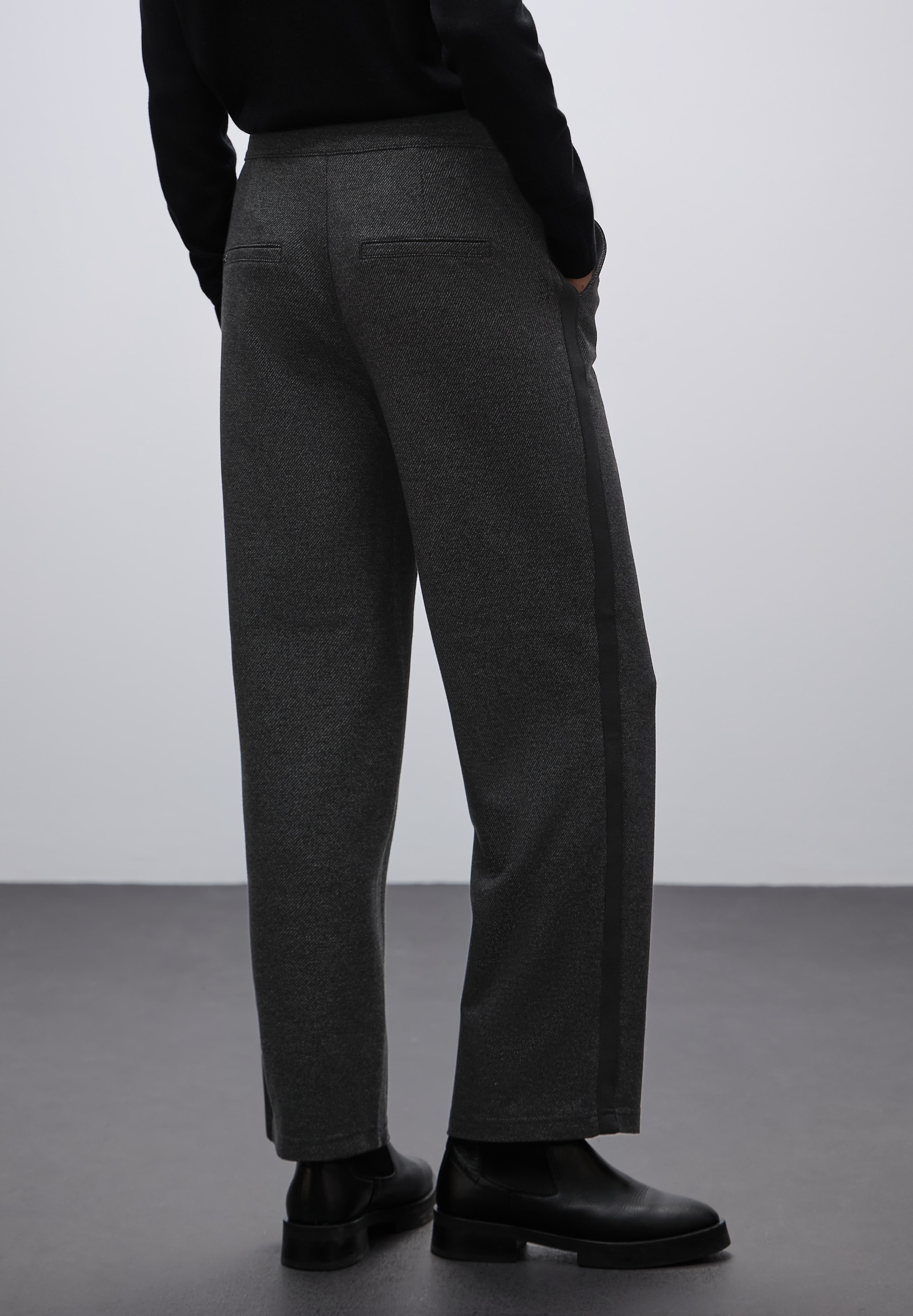 STREET ONE Schlupfhose  mit elastischem Bund