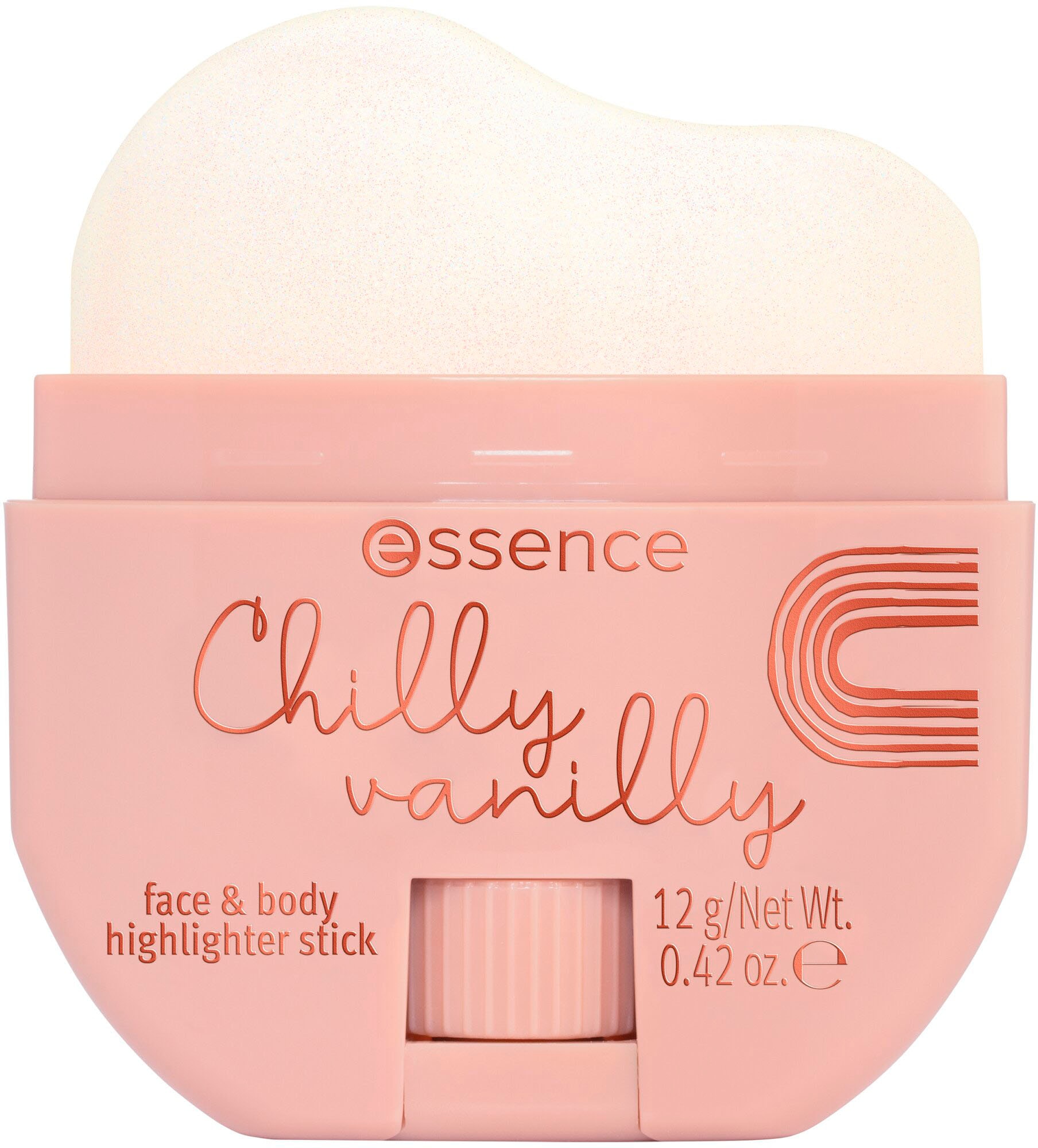 Essence Highlighter »Chilly vanilly face & body highlighter stick«, (Packung, 3 tlg.), mit roségoldenem Schimmer