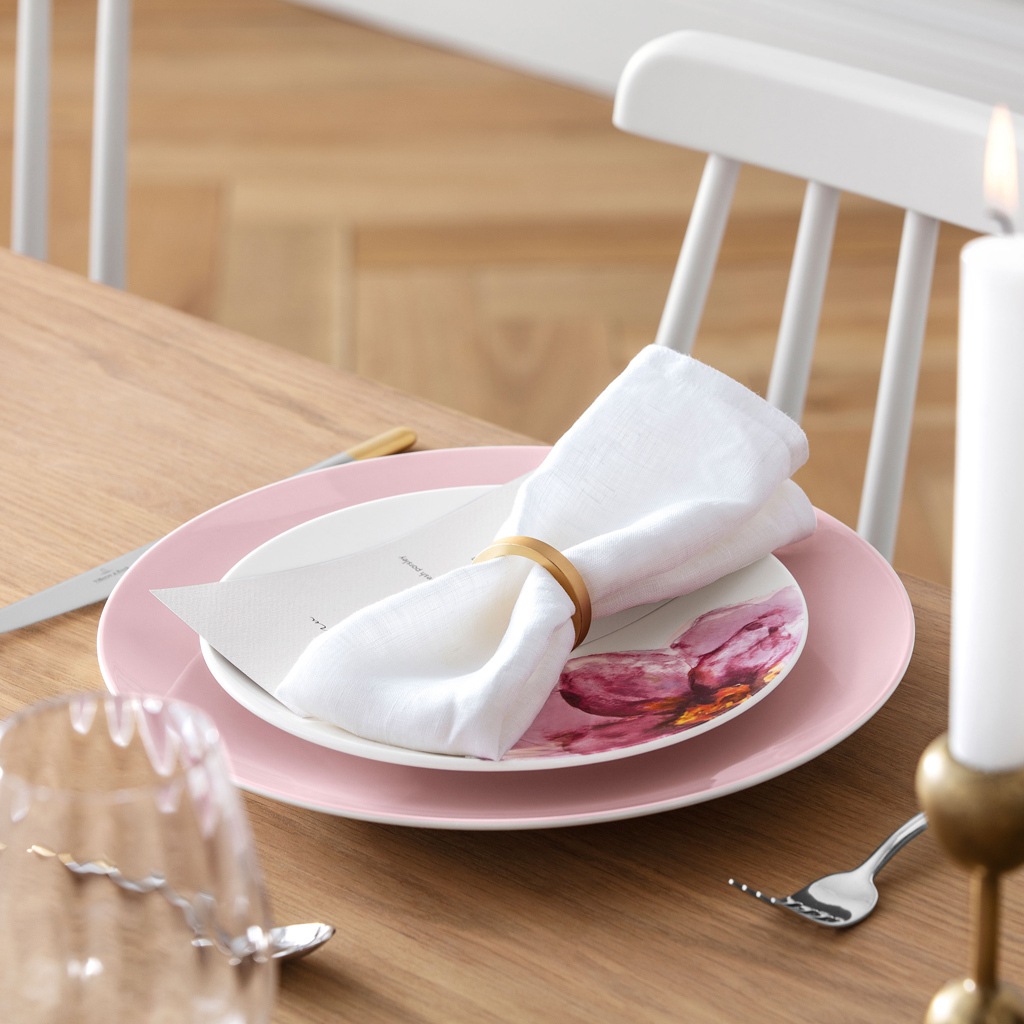 Villeroy & Boch Frühstücksteller »Frühstücksteller Coupe Rose Garden ø 21,2 günstig online kaufen