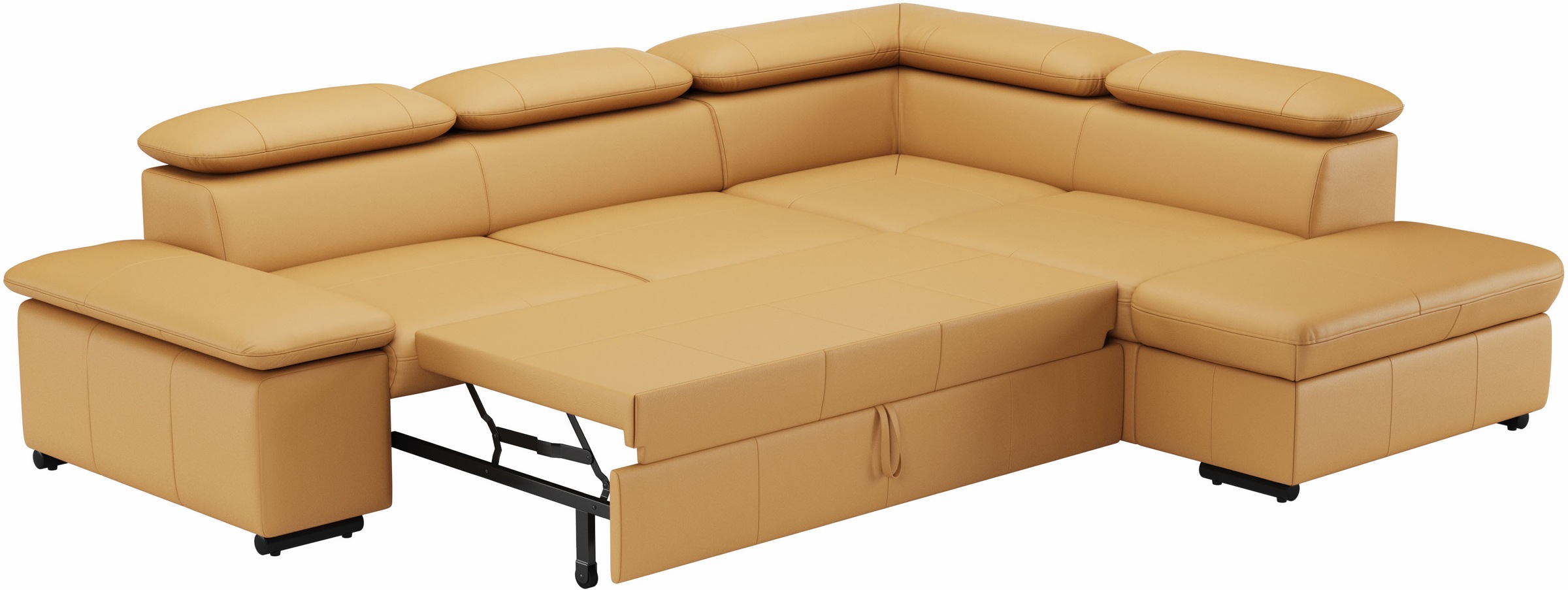 sit&more Ecksofa »Alcudia L-Form«, mit Armteilverstellung, optional Kopfteilverstellung und Bettfunktion
