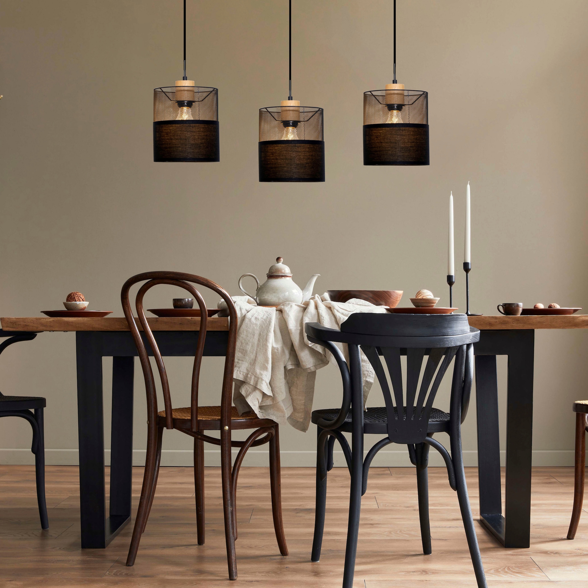 Places of Style LED Pendelleuchte »Acate«, 1 flammig, Leuchtmittel E27   oh günstig online kaufen