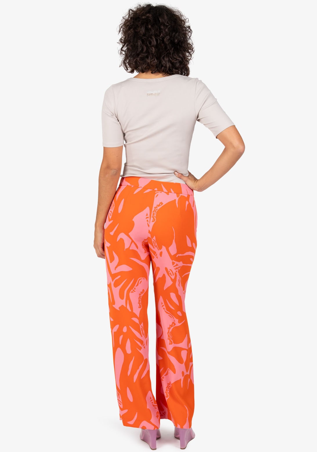 Sportalm Kitzbühel Palazzohose, mit Tropicalprint