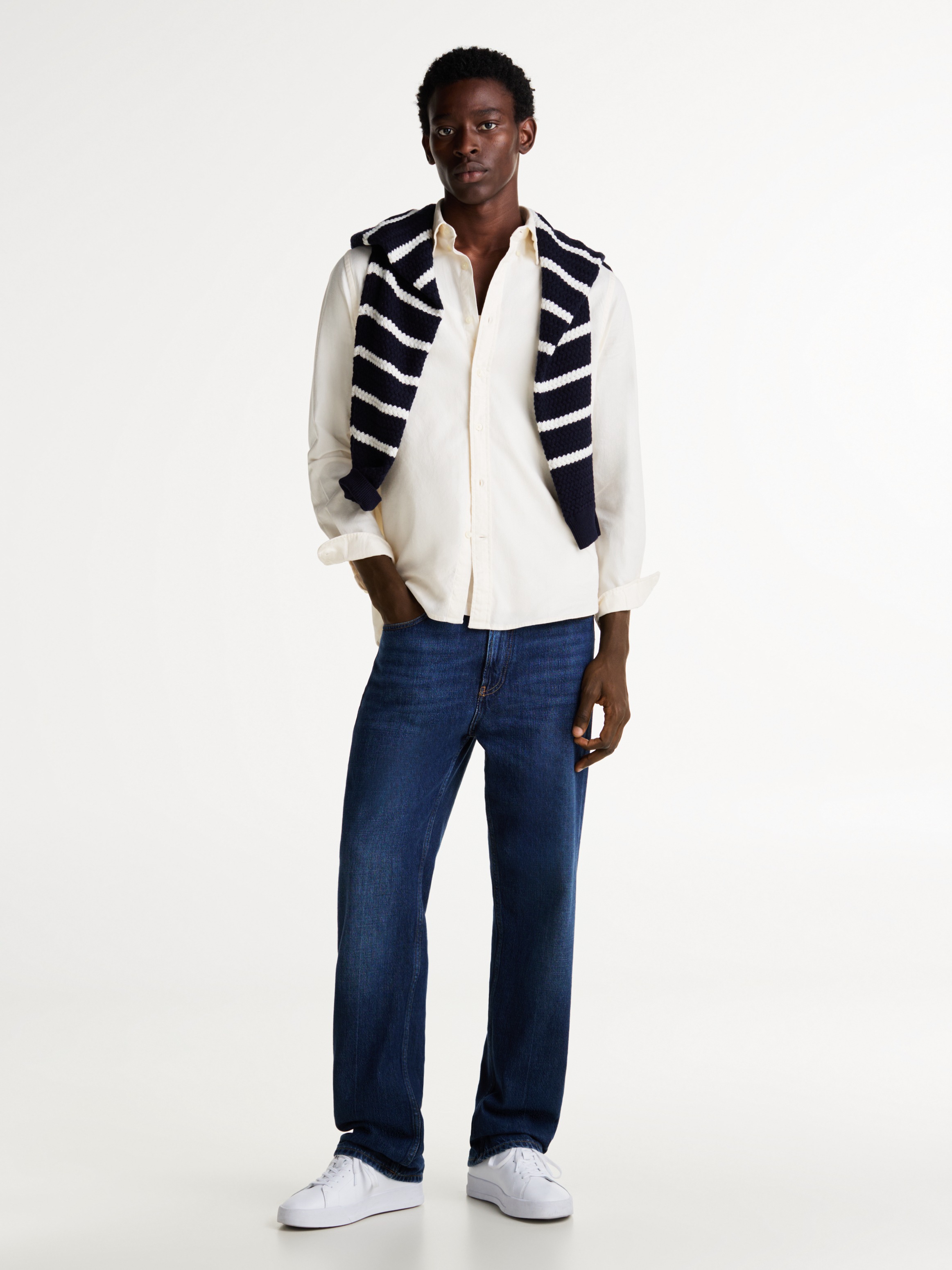 Tommy Hilfiger Businesshemd »FLEX BRUSHED SOLID RF SHIRT«