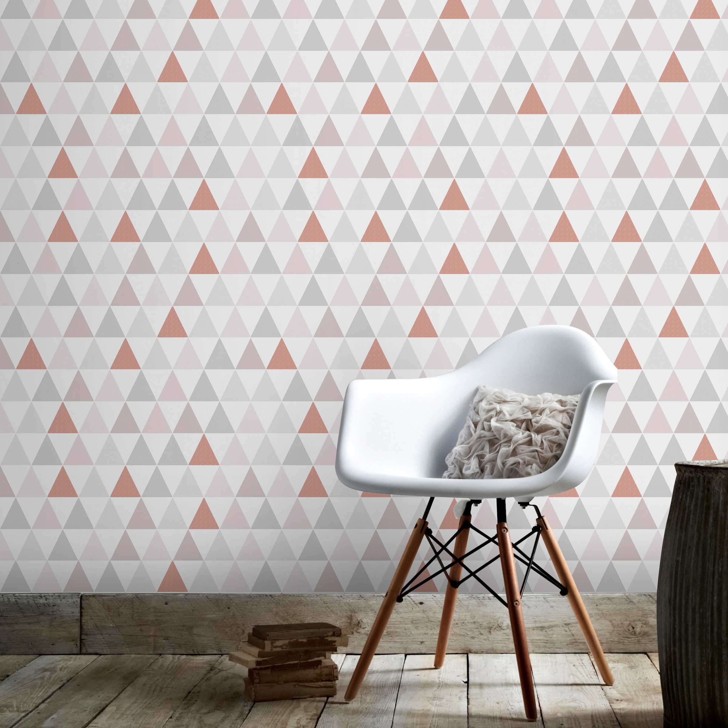 Superfresco Easy Vliestapete »Tarek Rose Gold« geometrisch geprägt Tarek rosagold 10mx52 cm