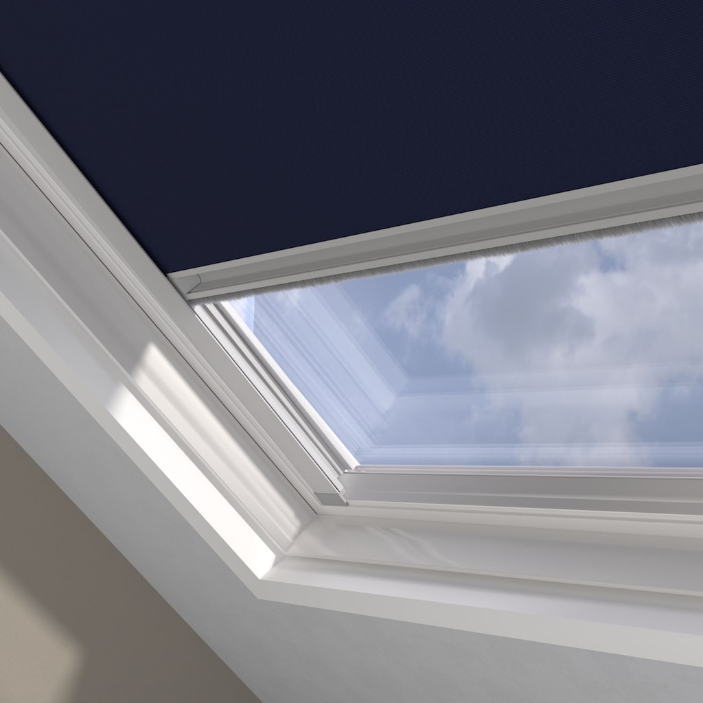 my home Dachfensterrollo »Sky-Rollo«, verdunkelnd, energiesparend, mit Bohren, in Führungsschienen