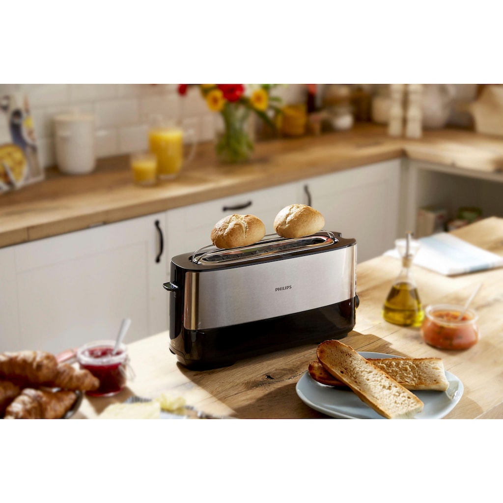 Philips Toaster »HD2692/90«, 1 langer Schlitz, für 2 Scheiben, 950 W