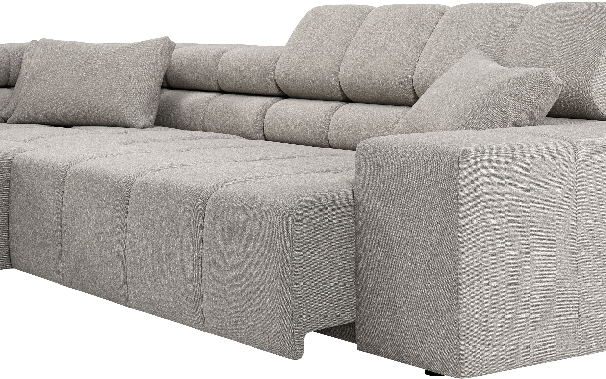 INOSIGN Ecksofa »Ancona incl. Kopfteilverstellung, OTTOs Choice, Breite 319cm, L-Form«, wahlweise motorische Sitztiefenverstellung, auch in Cord + Easy Care