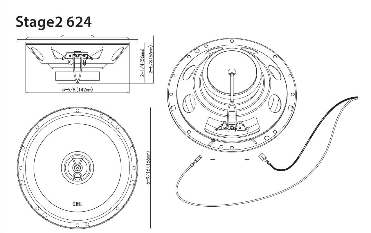JBL Auto-Lautsprecher »Stage2 6« ( )