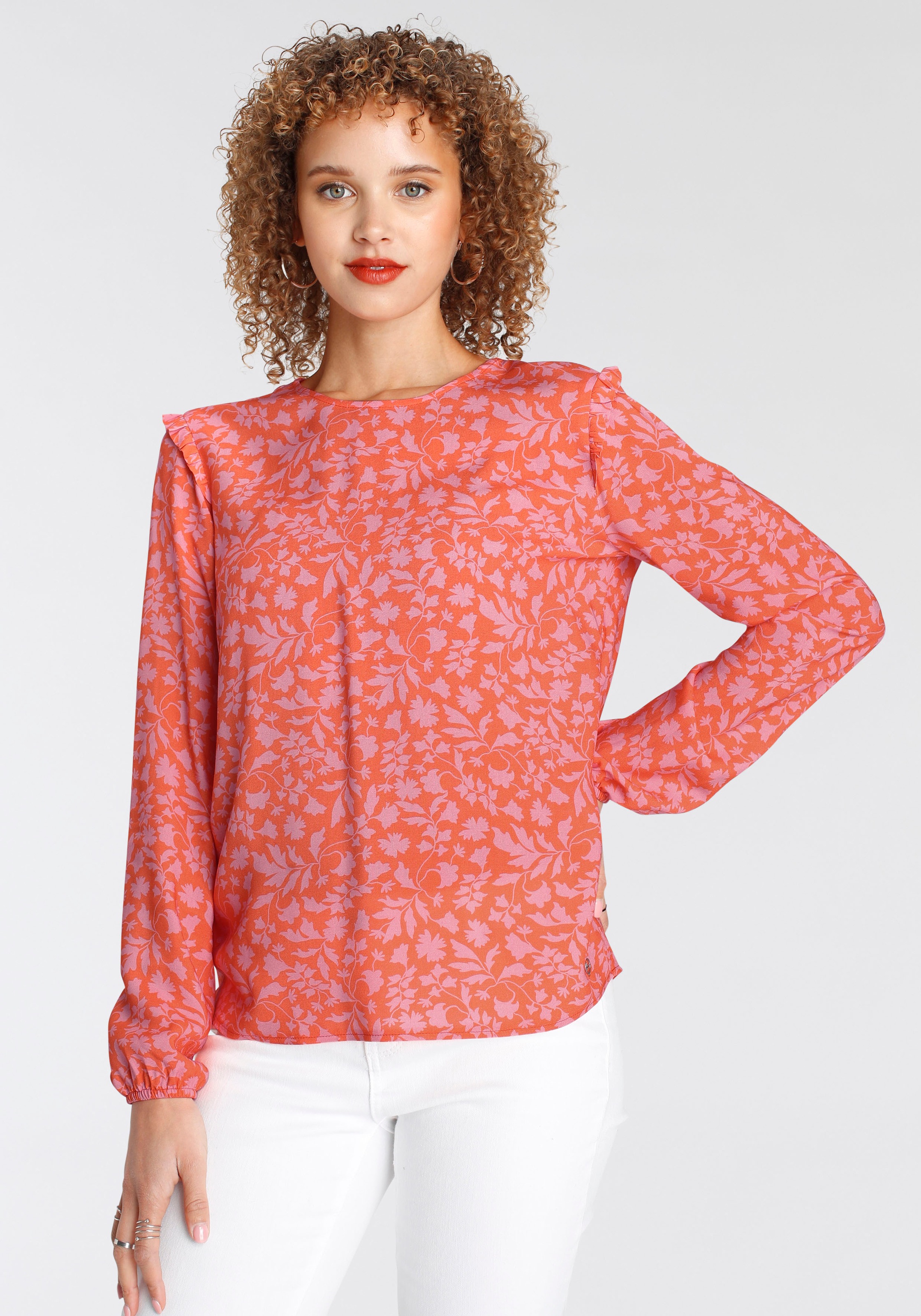 Tamaris Rüschenbluse, mit Rüschendetails - NEUE KOLLEKTION kaufen