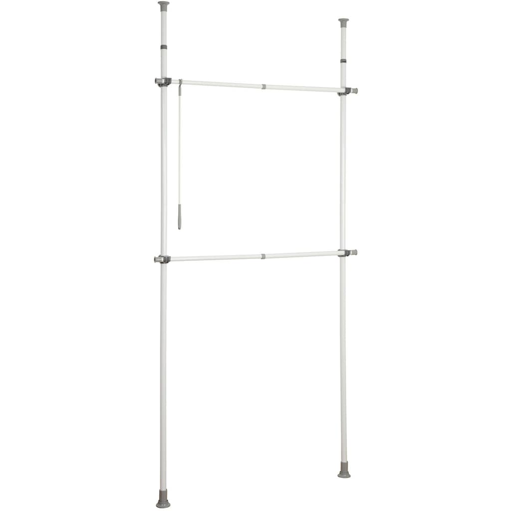 WENKO Teleskopregal »Herkules Basic«, verstellbar, Breite 75-120 cm, Höhe 165-300 cm