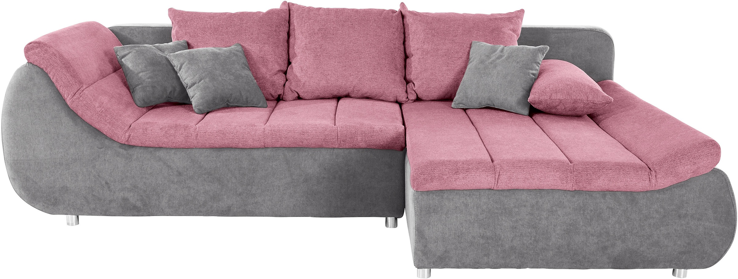 Home affaire Ecksofa »Imola, elegant und modern, aktuelle Steppung im Sitz, günstig online kaufen