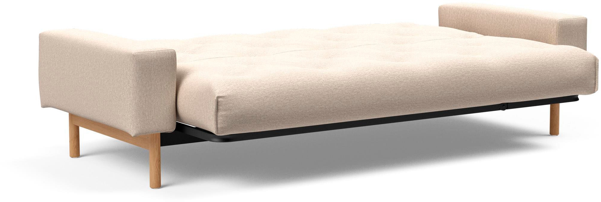 INNOVATION LIVING ™ Schlafsofa »MIMER hochwertige Schlaffunktion, aktuelles Design und extra Komfort,«, Taschenfederkernmatratze, Breite Liegefläche 140 cm