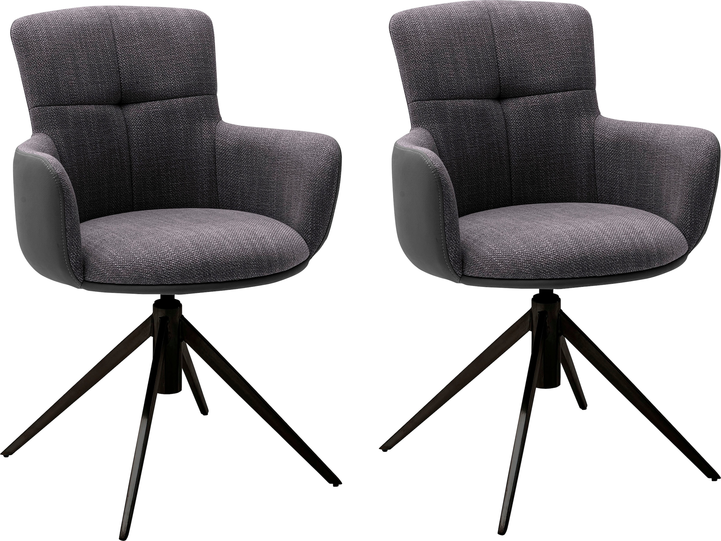 MCA furniture Esszimmerstuhl »Mecana« (Set) 2 Stk. 2er Set Materialmix, Stu günstig online kaufen