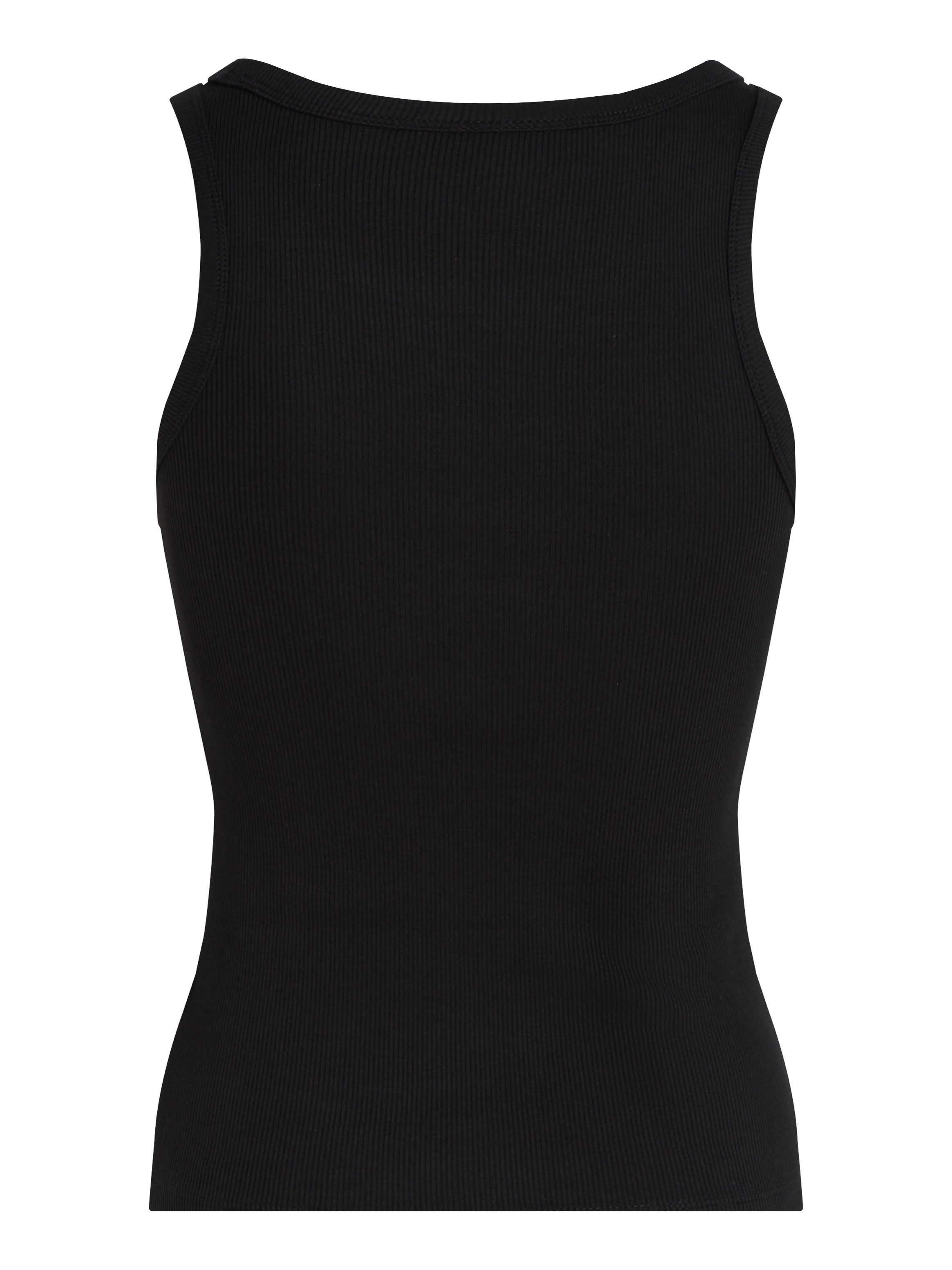 Calvin Klein Jeans Tanktop »WOVEN LABEL RIB TANK TOP«, mit Logodruck